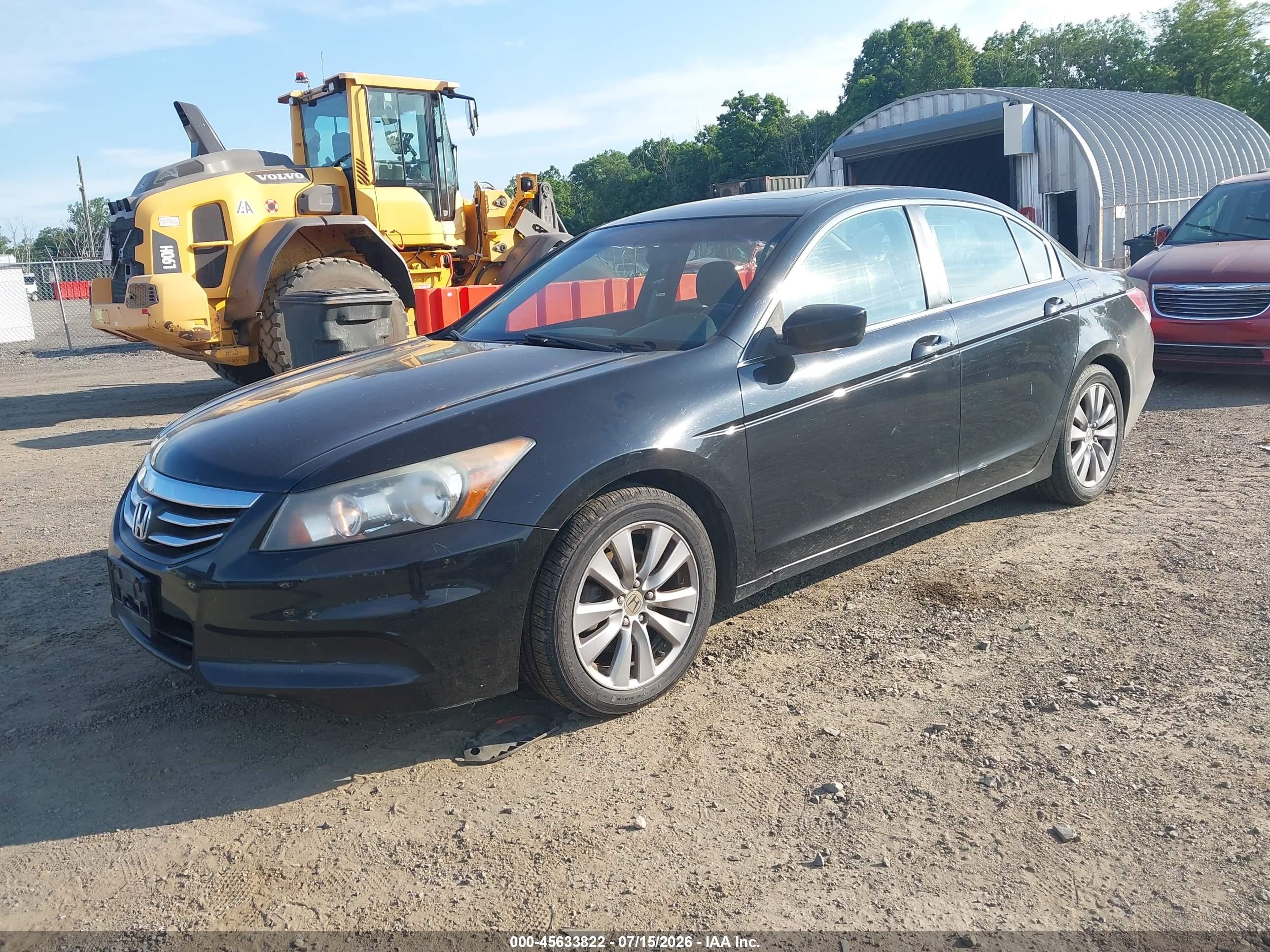 2012 Honda Accord 2.4 Ex Black vin: 1HGCP2F73CA022549