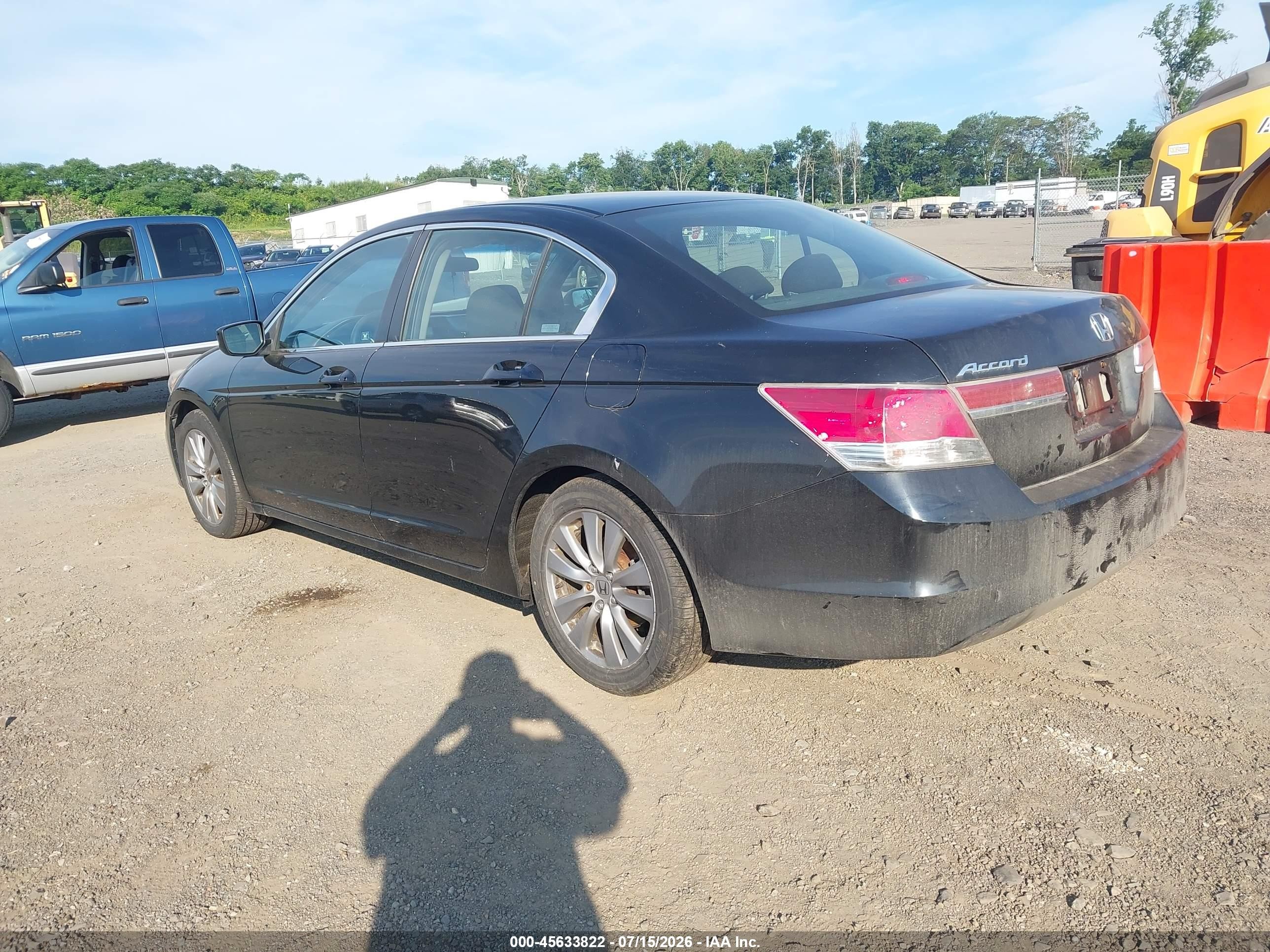 2012 Honda Accord 2.4 Ex Black vin: 1HGCP2F73CA022549