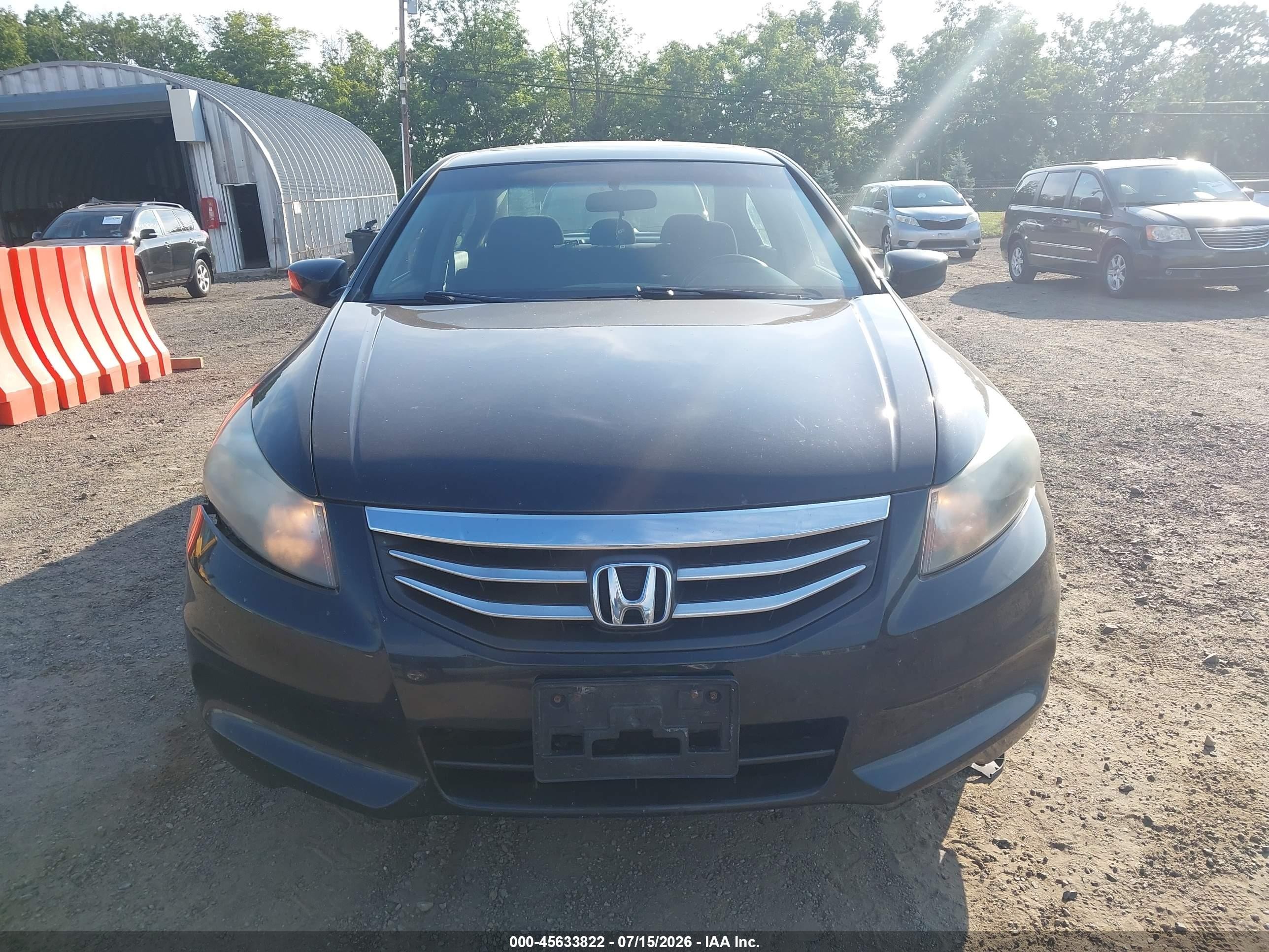 2012 Honda Accord 2.4 Ex Black vin: 1HGCP2F73CA022549