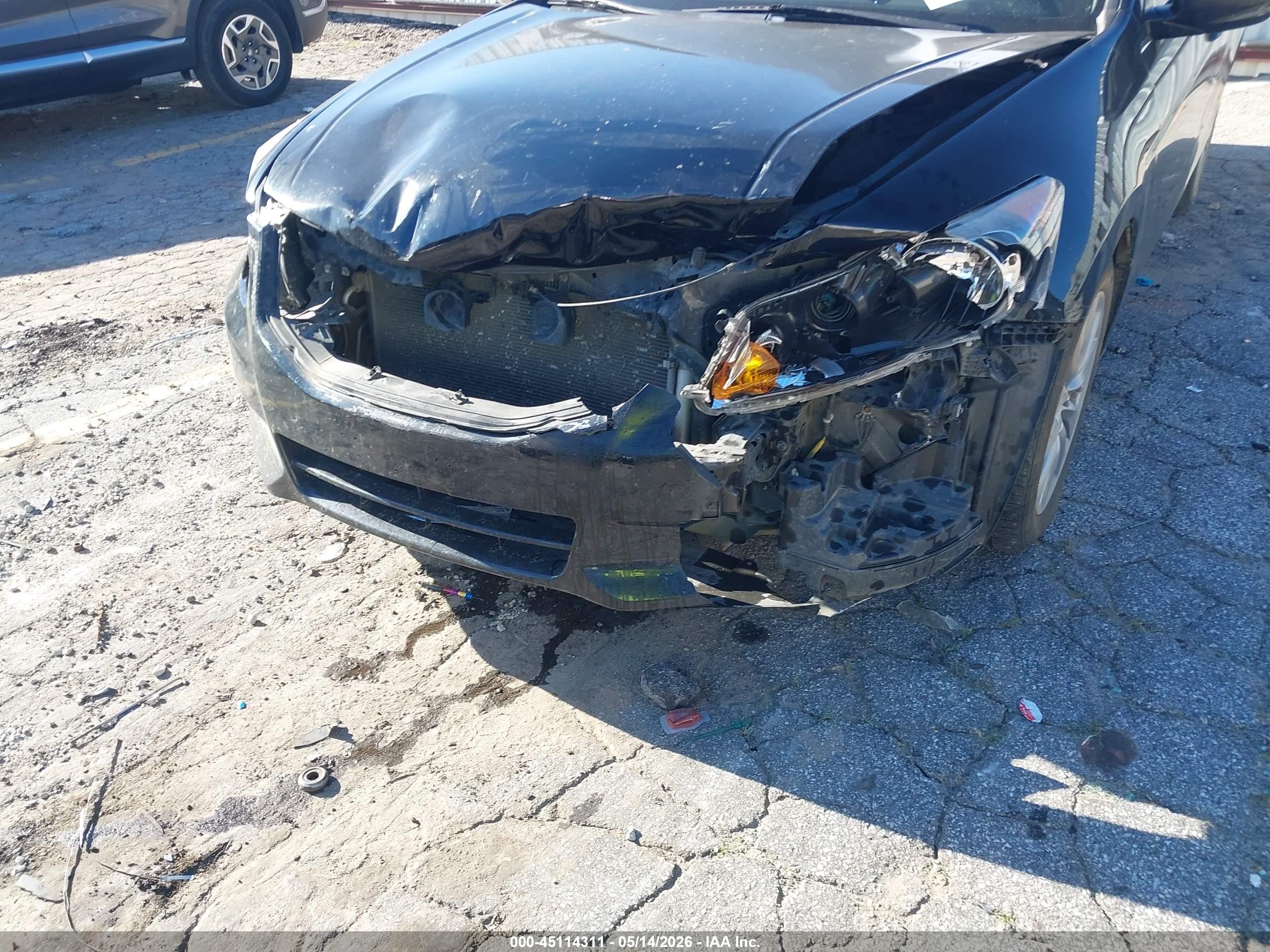 2012 Honda Accord 2.4 Ex Черный vin: 1HGCP2F73CA041912