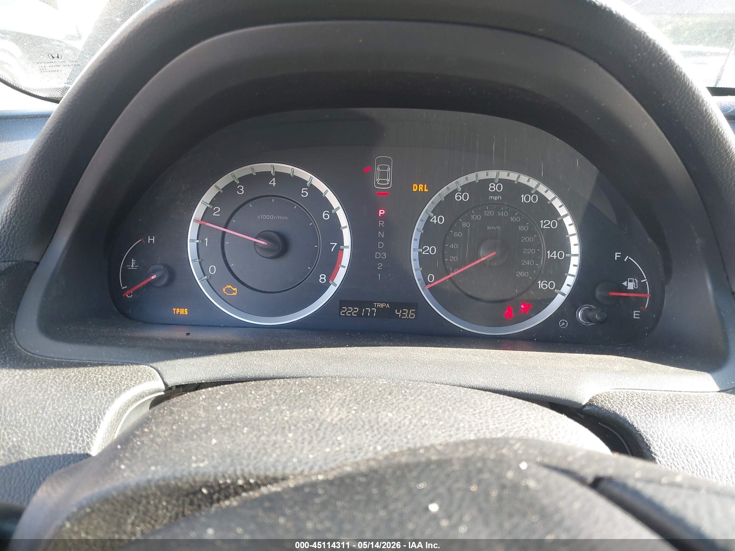 2012 Honda Accord 2.4 Ex Черный vin: 1HGCP2F73CA041912