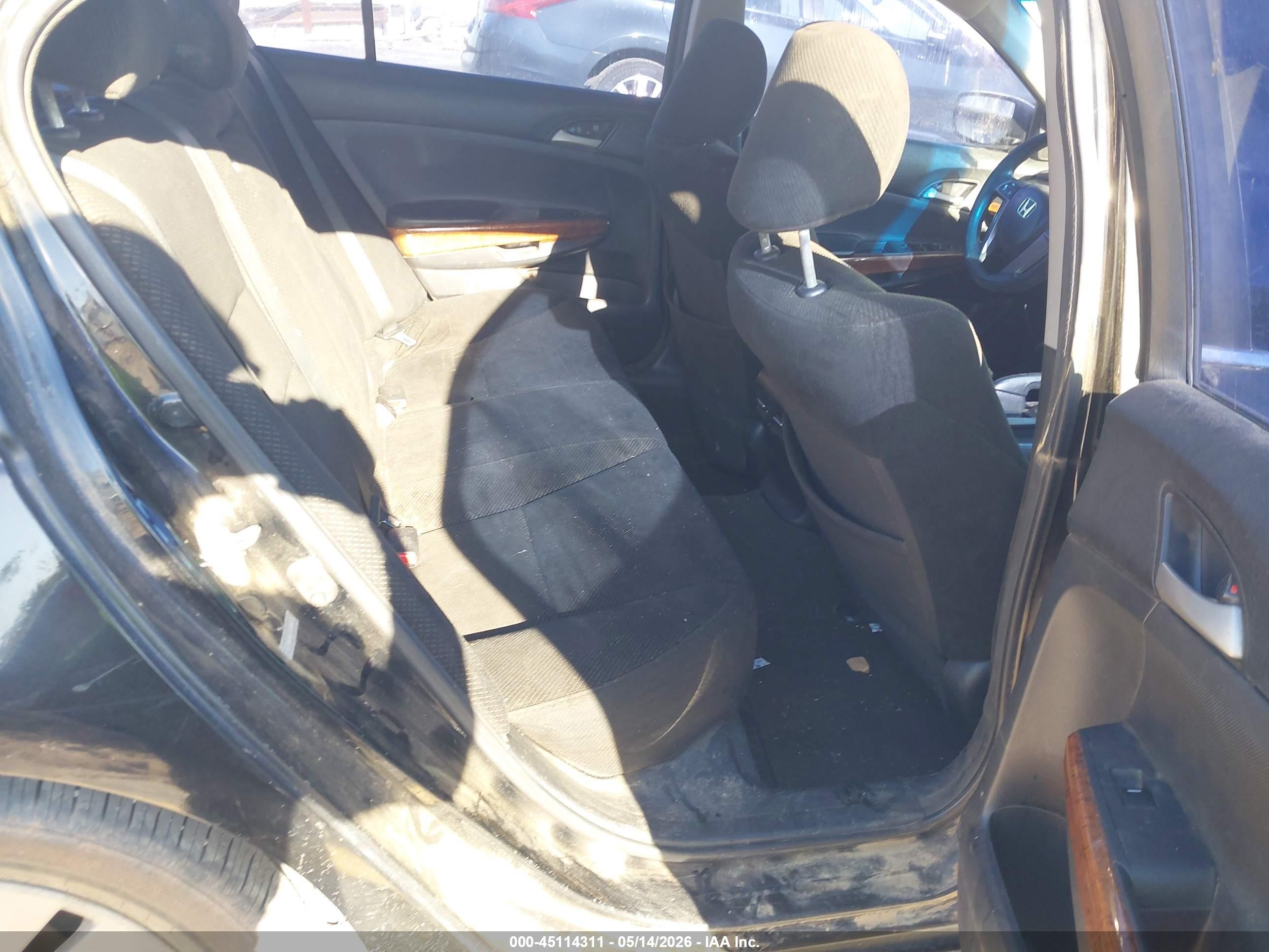2012 Honda Accord 2.4 Ex Черный vin: 1HGCP2F73CA041912