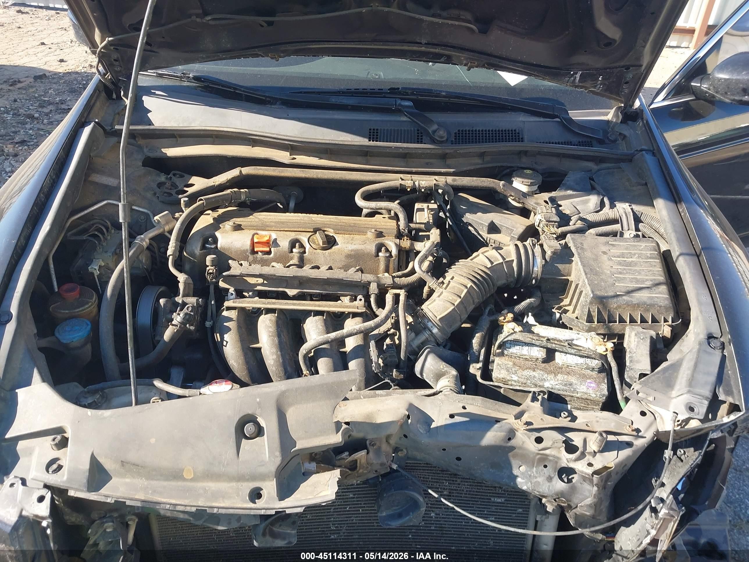 2012 Honda Accord 2.4 Ex Черный vin: 1HGCP2F73CA041912