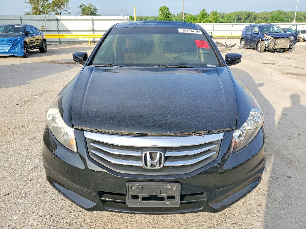 2012 Honda Accord Ex Black vin: 1HGCP2F73CA052067