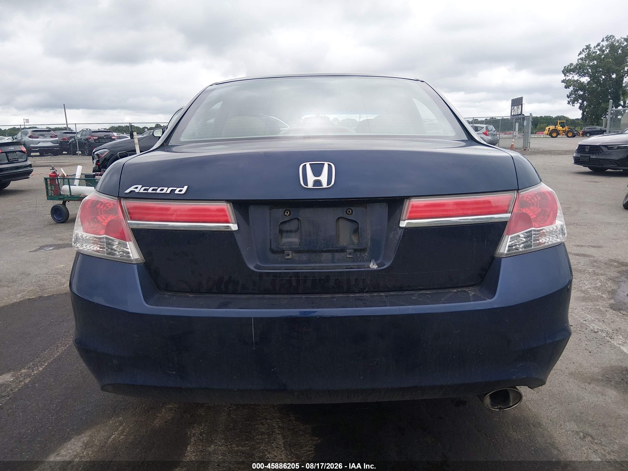 2012 Honda Accord 2.4 Ex Blue vin: 1HGCP2F73CA151634