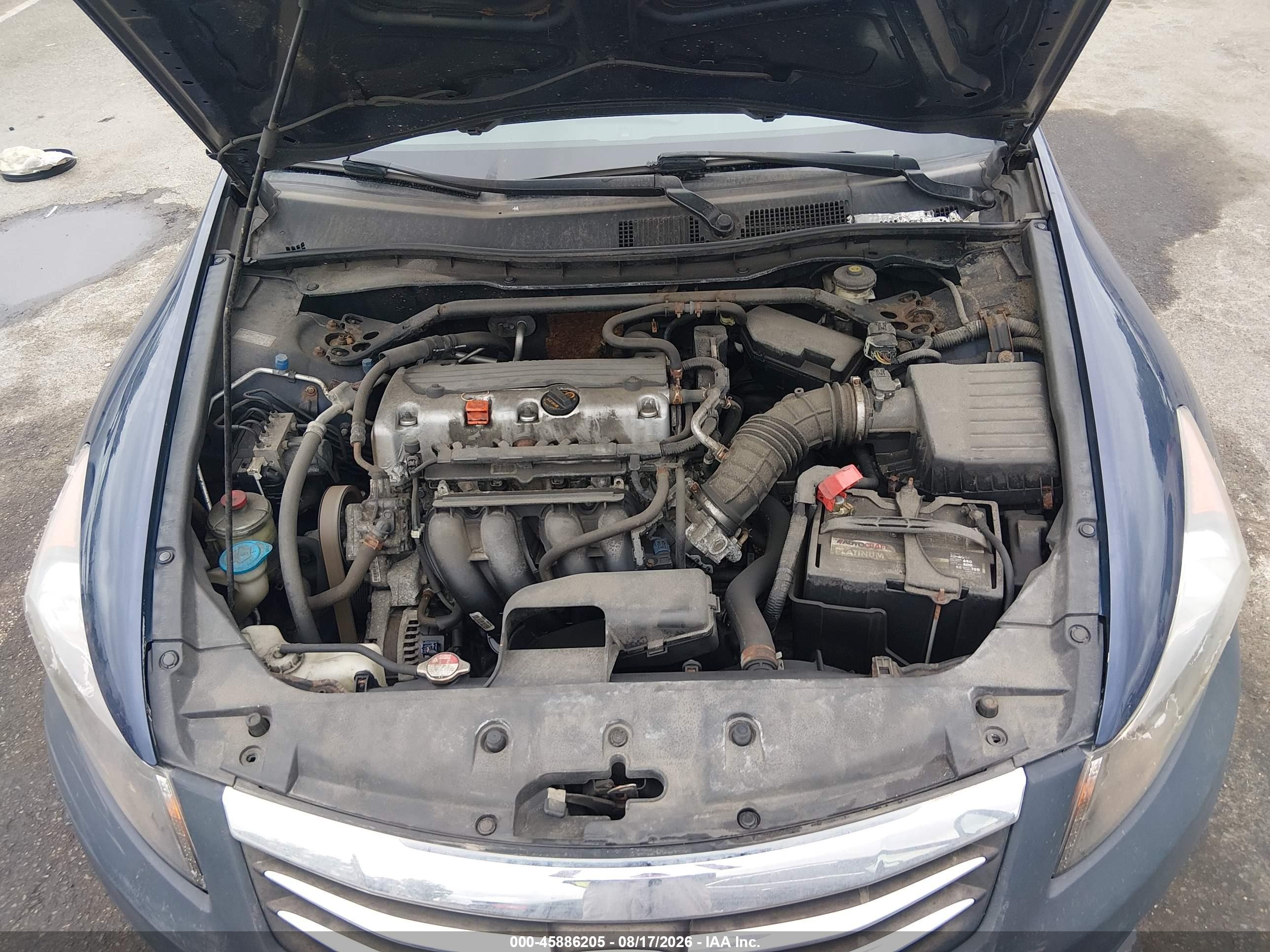 2012 Honda Accord 2.4 Ex Blue vin: 1HGCP2F73CA151634