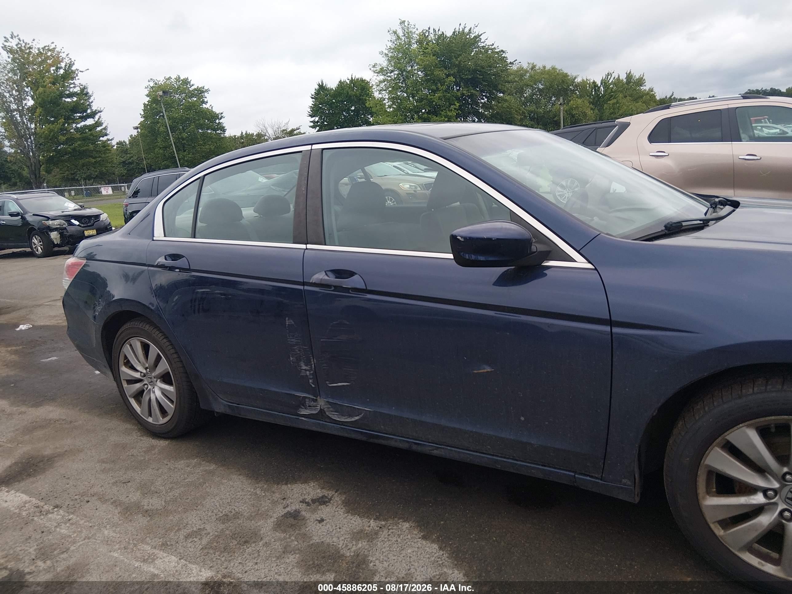 2012 Honda Accord 2.4 Ex Blue vin: 1HGCP2F73CA151634
