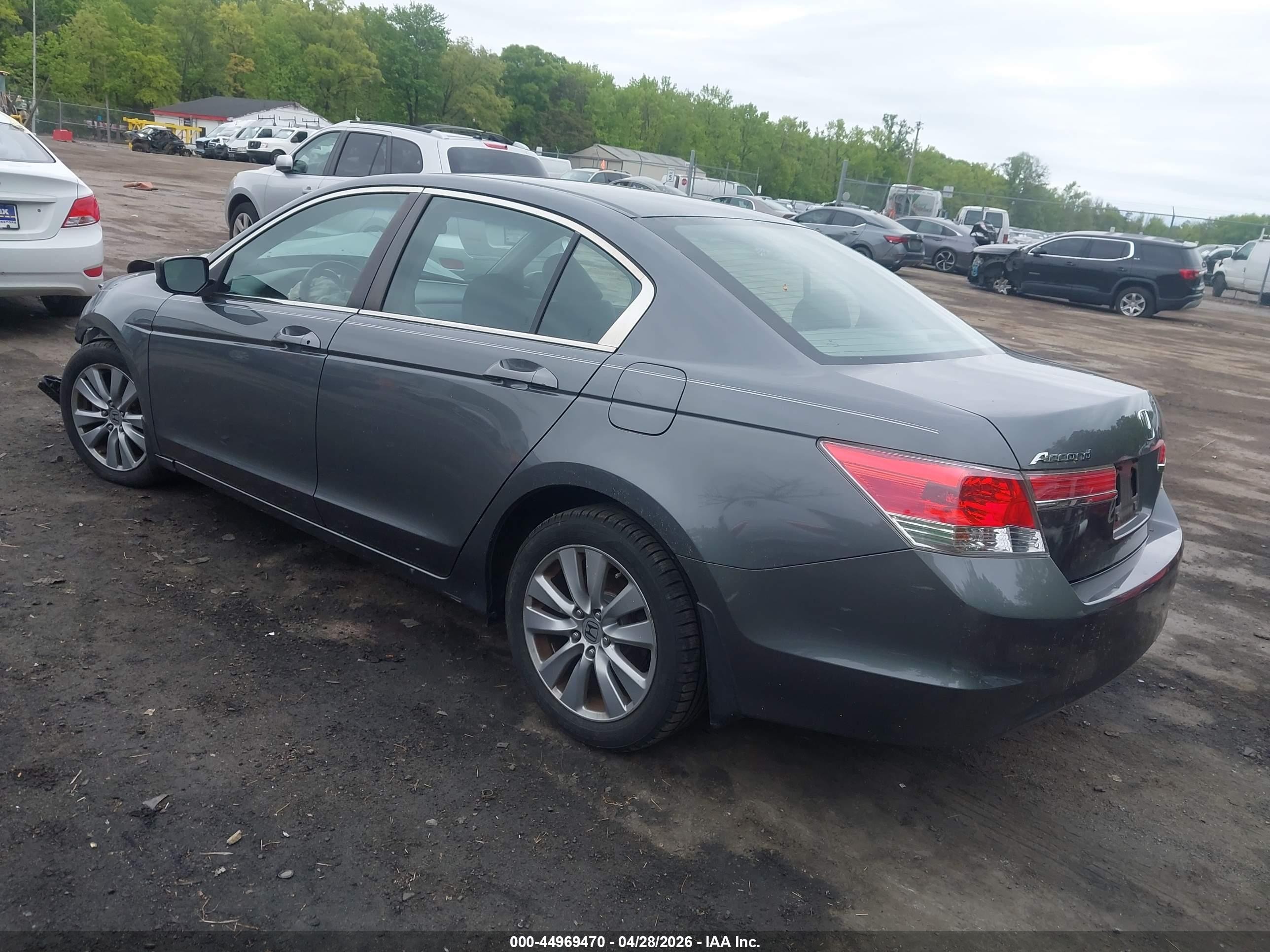 2012 Honda Accord 2.4 Ex Серый vin: 1HGCP2F73CA172273
