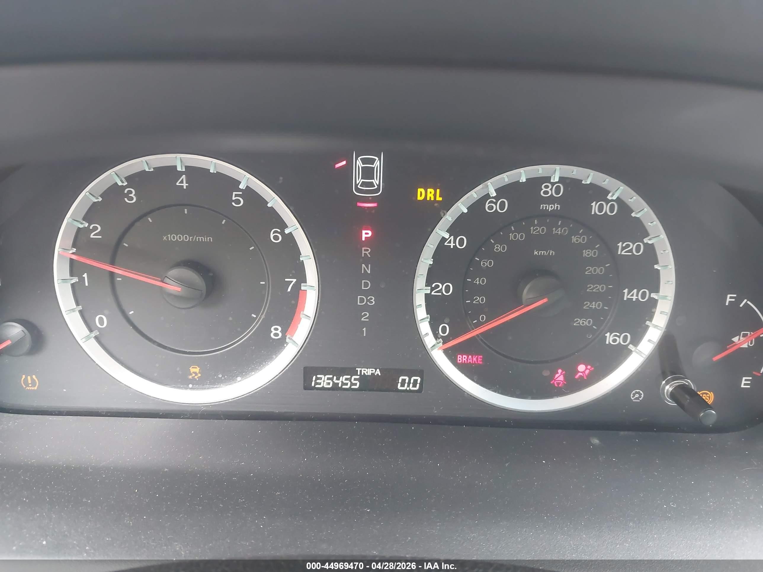 2012 Honda Accord 2.4 Ex Серый vin: 1HGCP2F73CA172273