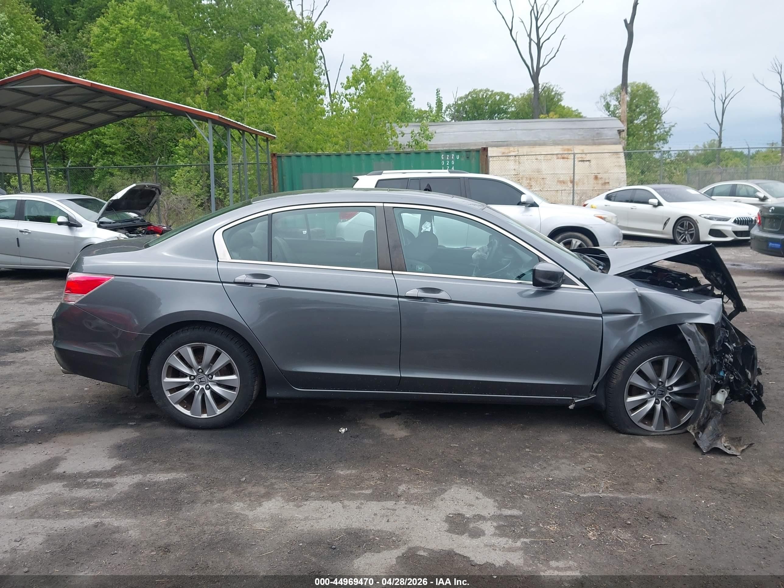 2012 Honda Accord 2.4 Ex Серый vin: 1HGCP2F73CA172273