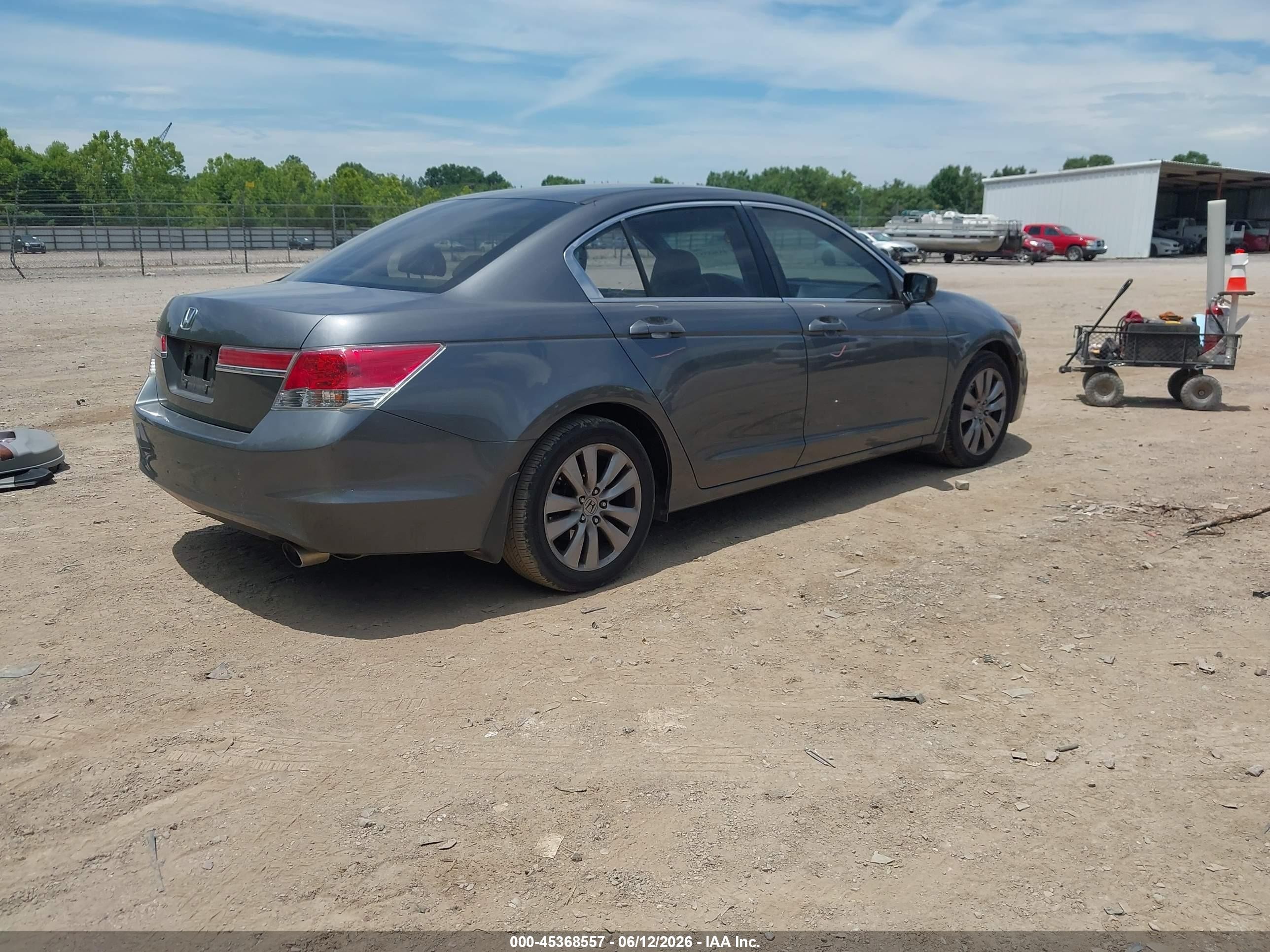 2012 Honda Accord 2.4 Ex Gray vin: 1HGCP2F73CA190658