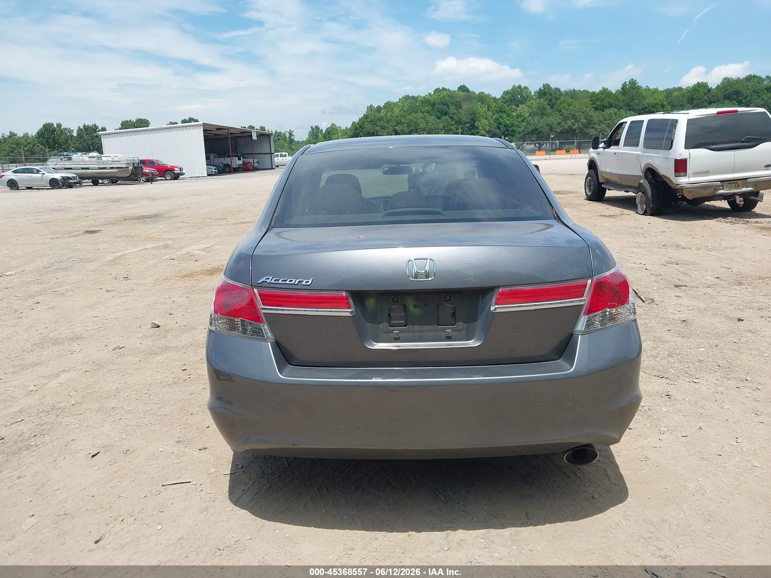 2012 Honda Accord 2.4 Ex Gray vin: 1HGCP2F73CA190658
