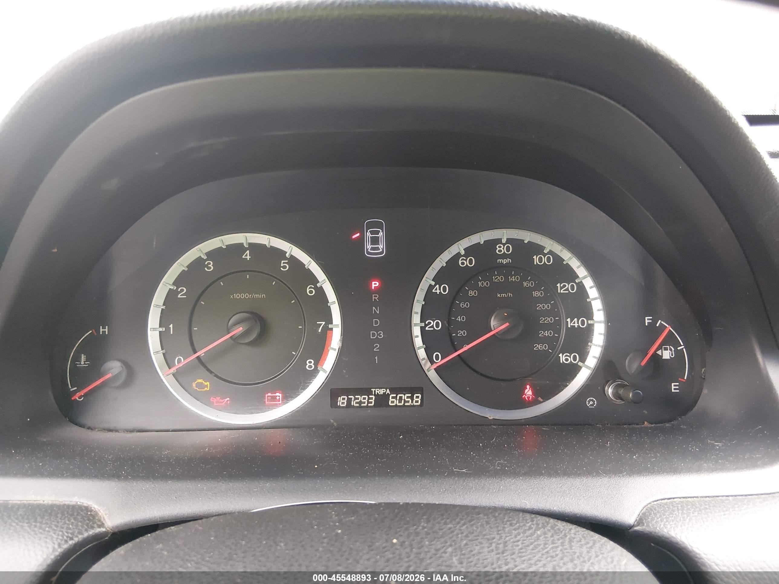 2010 Honda Accord 2.4 Ex Синий vin: 1HGCP2F74AA003392