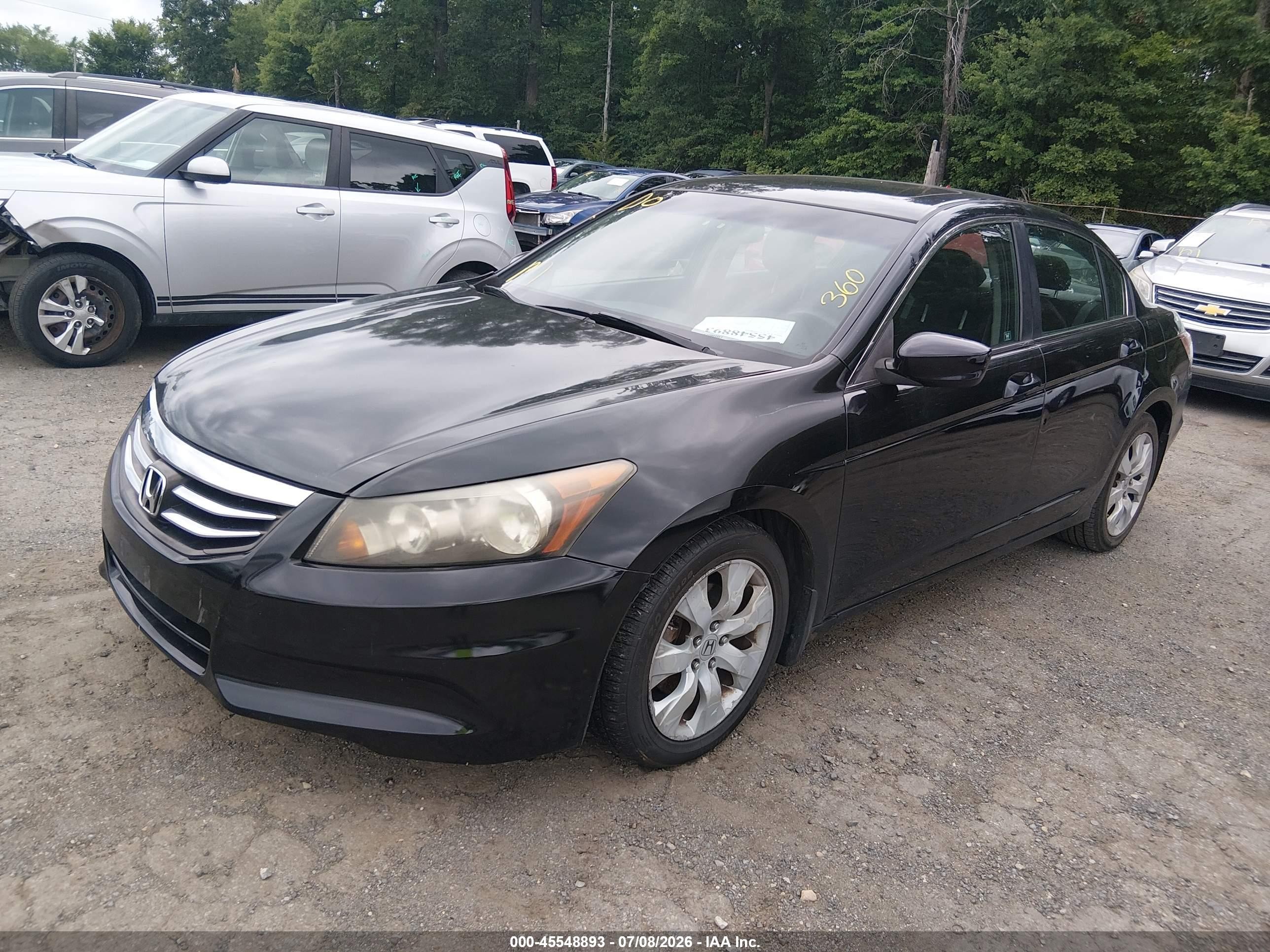 2010 Honda Accord 2.4 Ex Синий vin: 1HGCP2F74AA003392