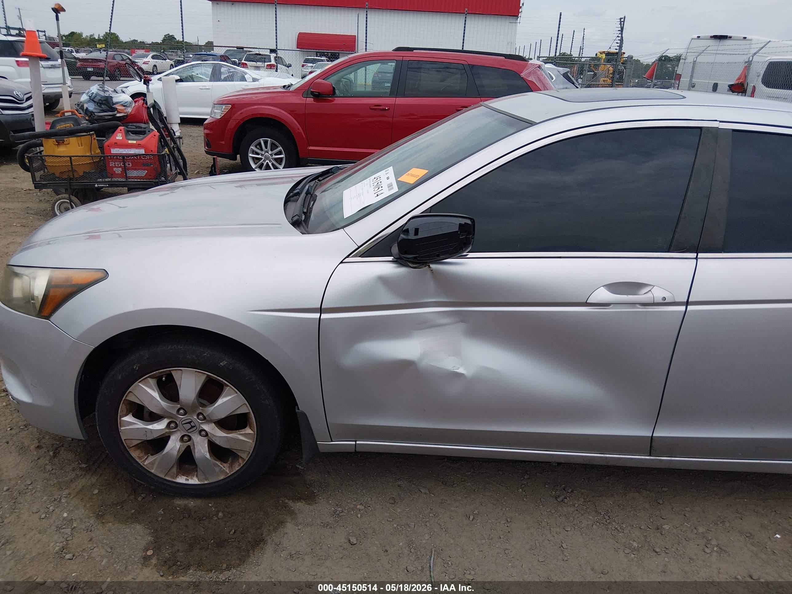 2010 Honda Accord 2.4 Ex Silver vin: 1HGCP2F74AA048526