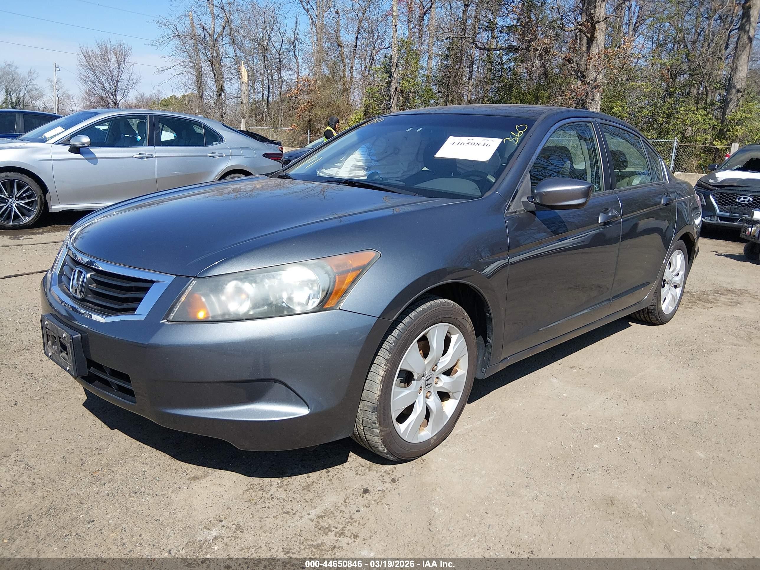 2010 Honda Accord Ex Gray vin: 1HGCP2F74AA051894