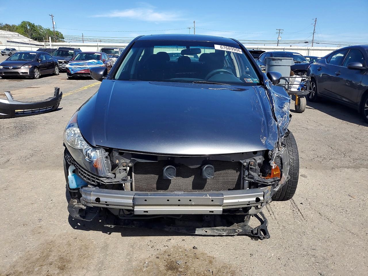 2010 Honda Accord Ex Gray vin: 1HGCP2F74AA080831