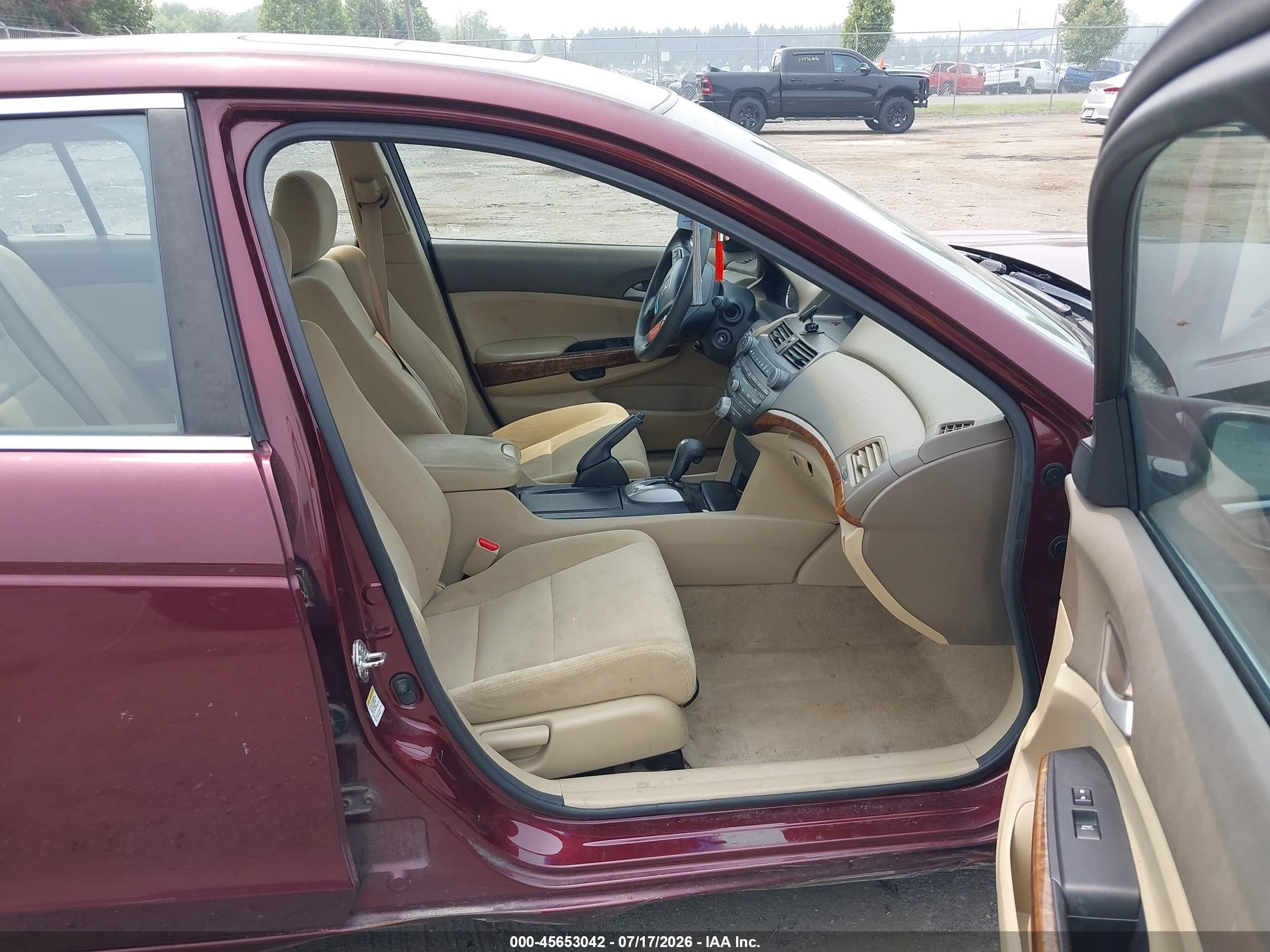 2010 Honda Accord 2.4 Ex Красный vin: 1HGCP2F74AA116842