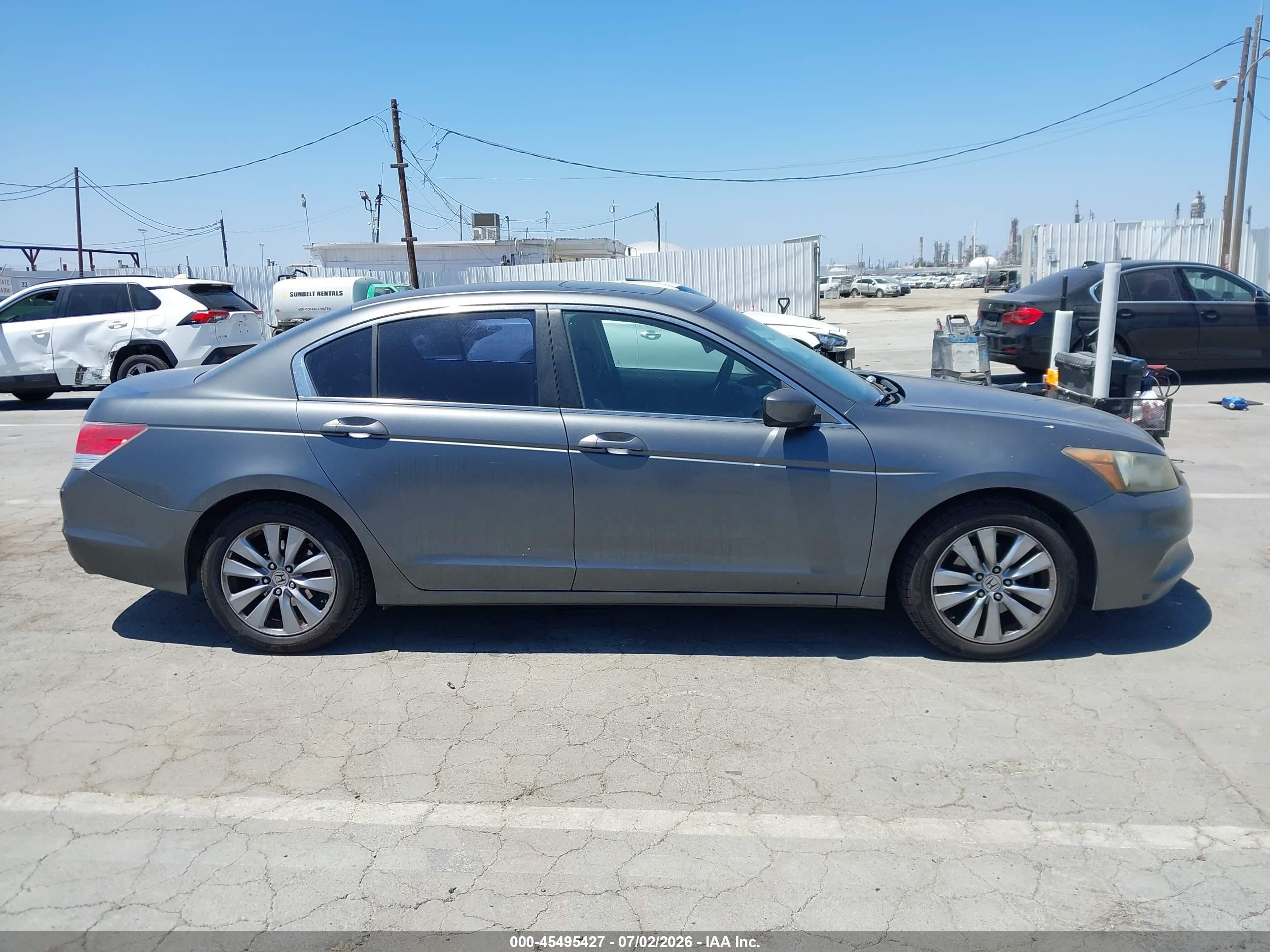 2011 Honda Accord 2.4 Ex Gray vin: 1HGCP2F74BA036779