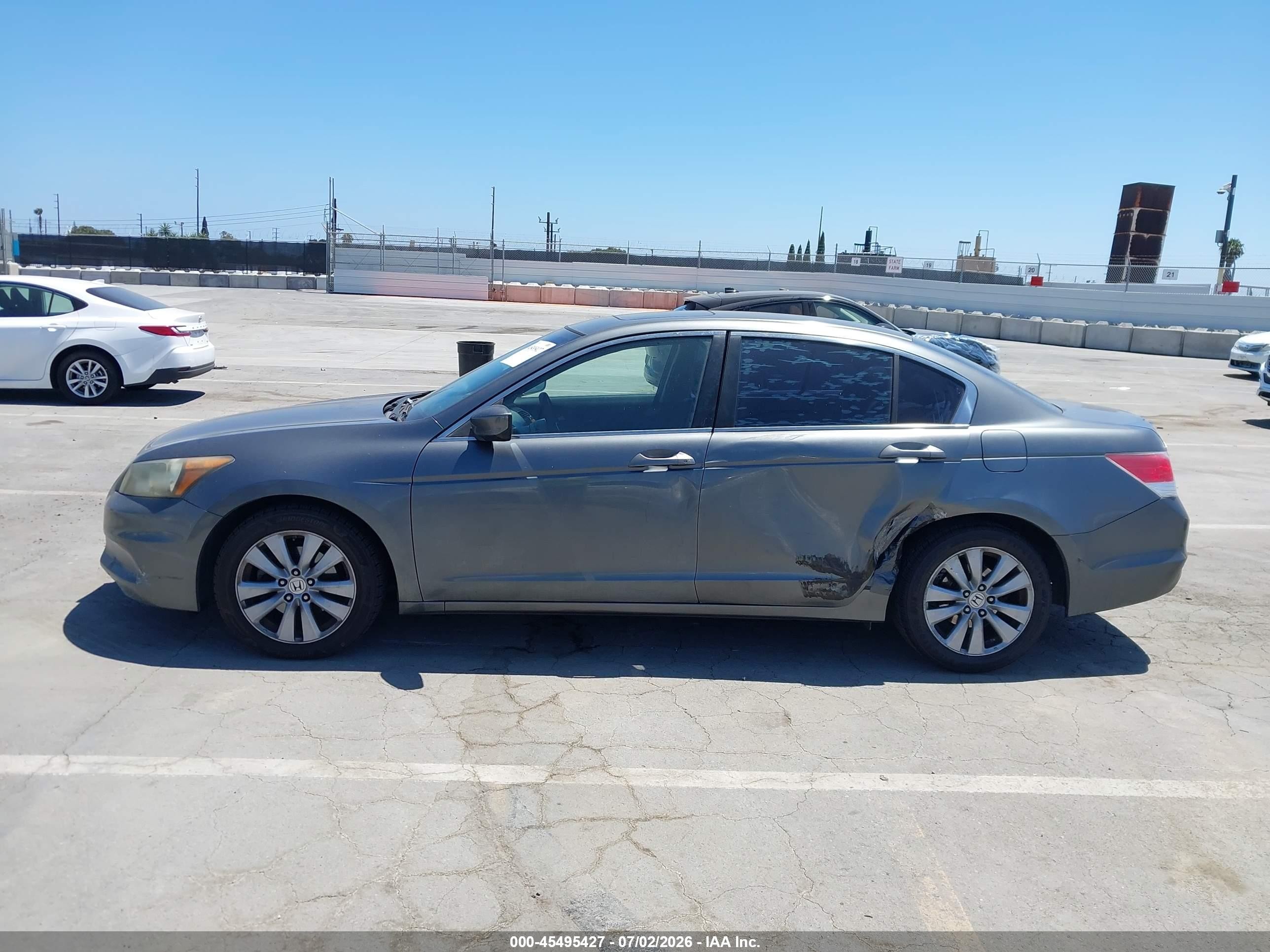 2011 Honda Accord 2.4 Ex Gray vin: 1HGCP2F74BA036779