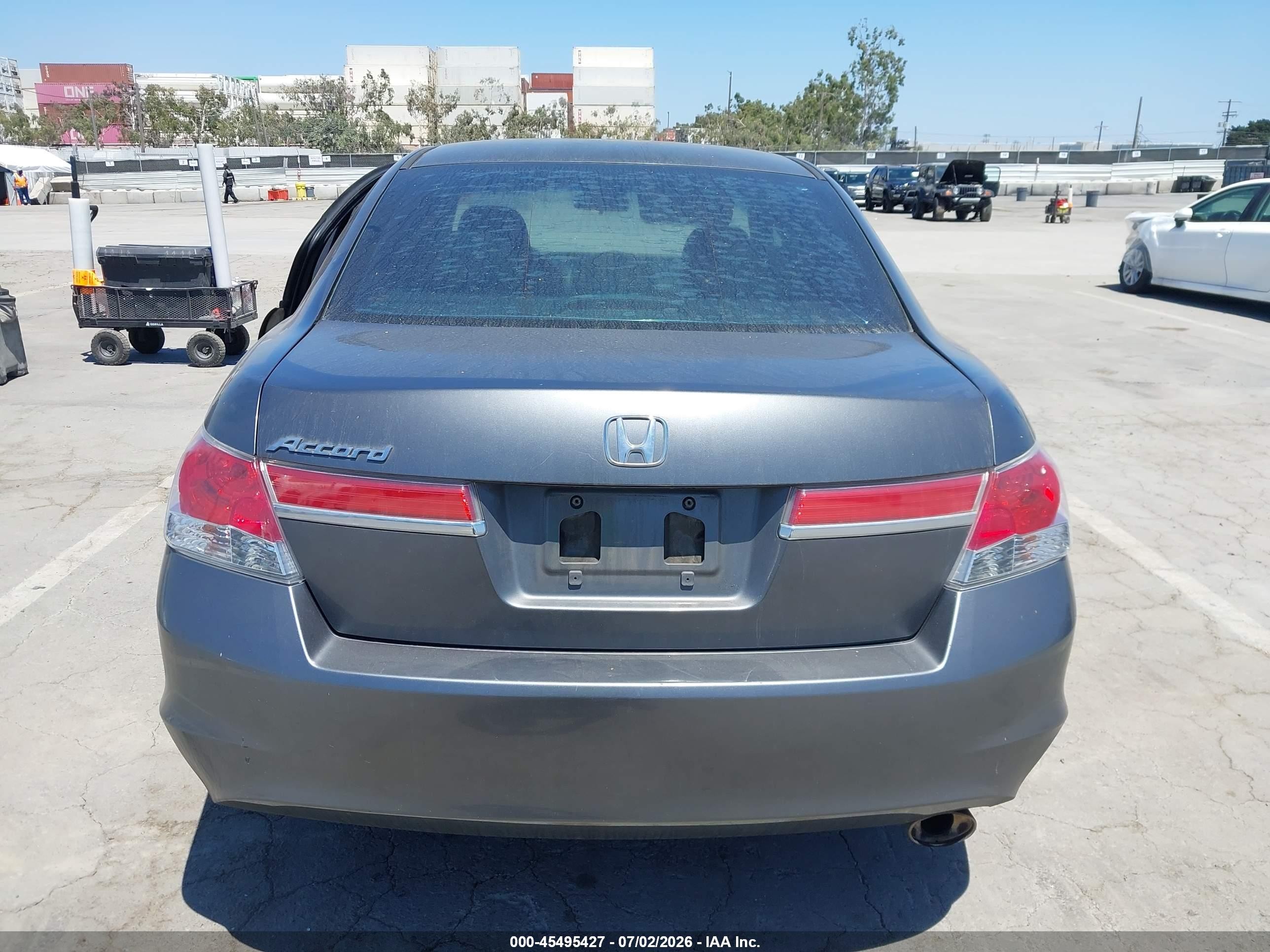 2011 Honda Accord 2.4 Ex Gray vin: 1HGCP2F74BA036779