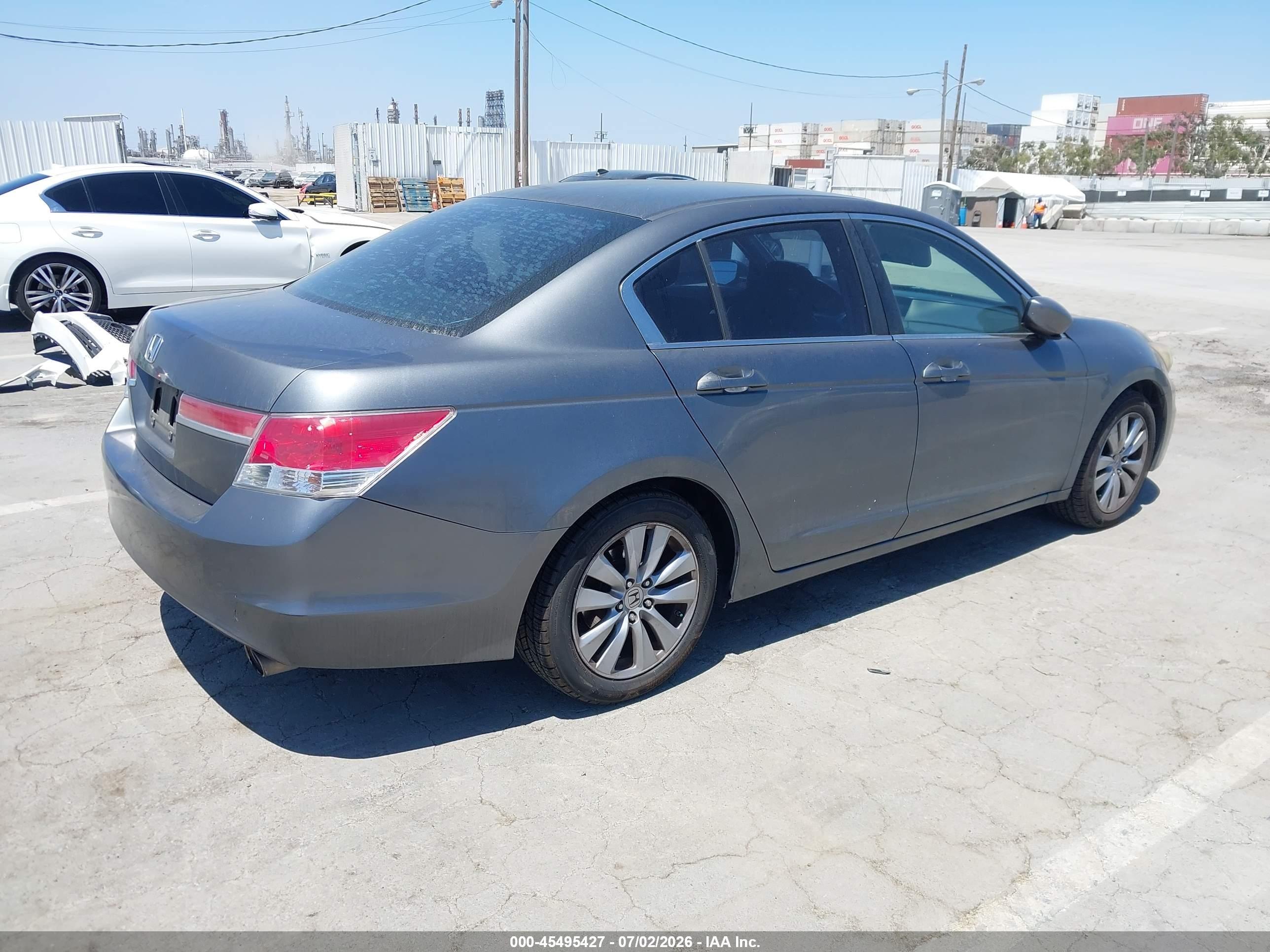 2011 Honda Accord 2.4 Ex Gray vin: 1HGCP2F74BA036779