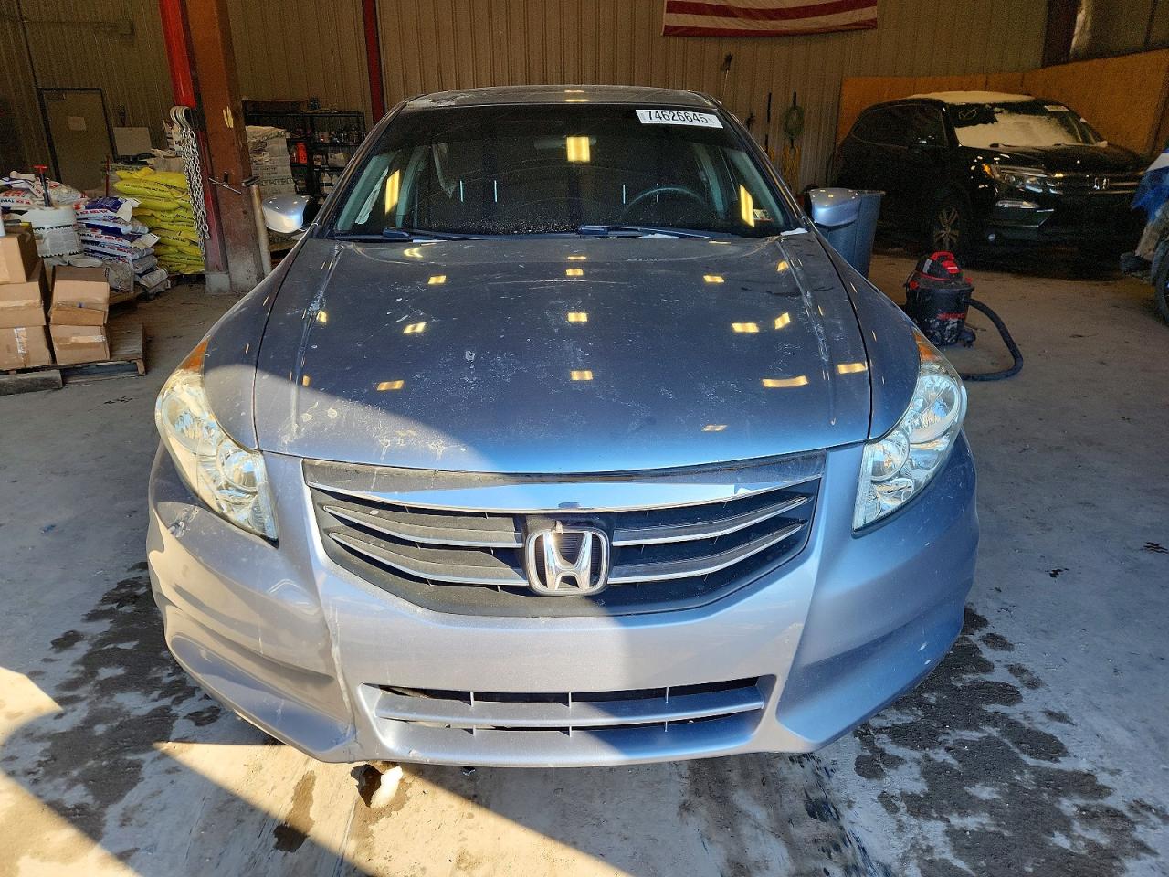 2011 Honda Accord Ex Blue vin: 1HGCP2F74BA056952