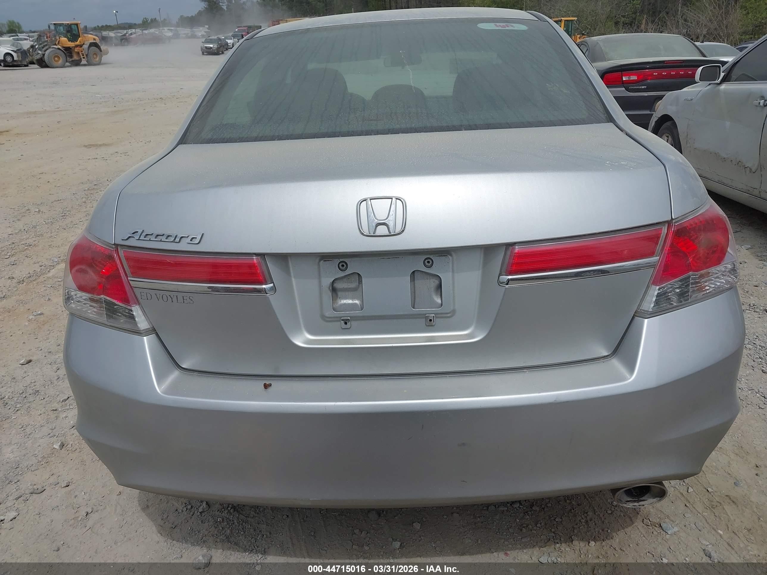 2011 Honda Accord 2.4 Ex Silver vin: 1HGCP2F74BA077090
