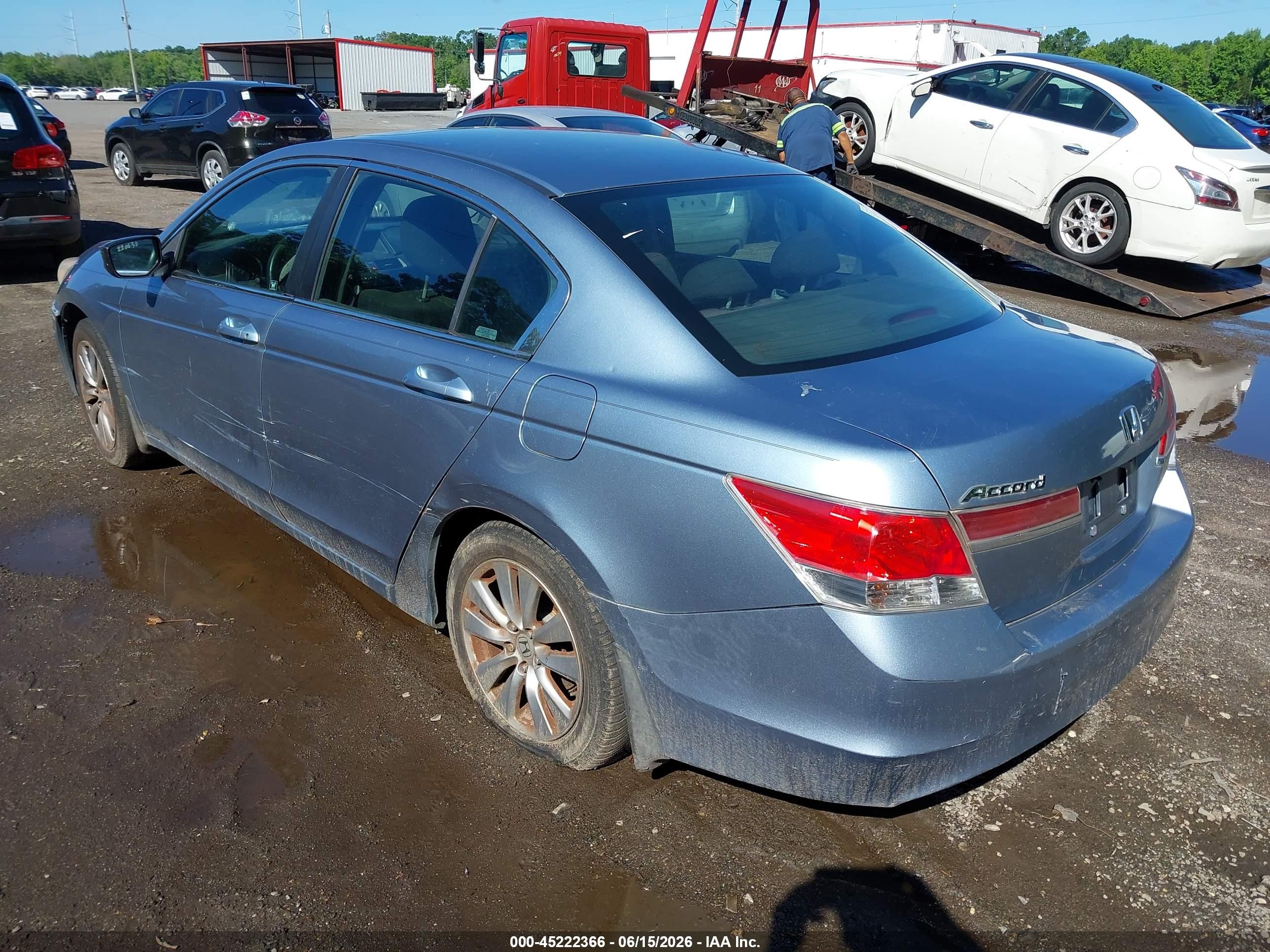 2011 Honda Accord 2.4 Ex Синий vin: 1HGCP2F74BA120441