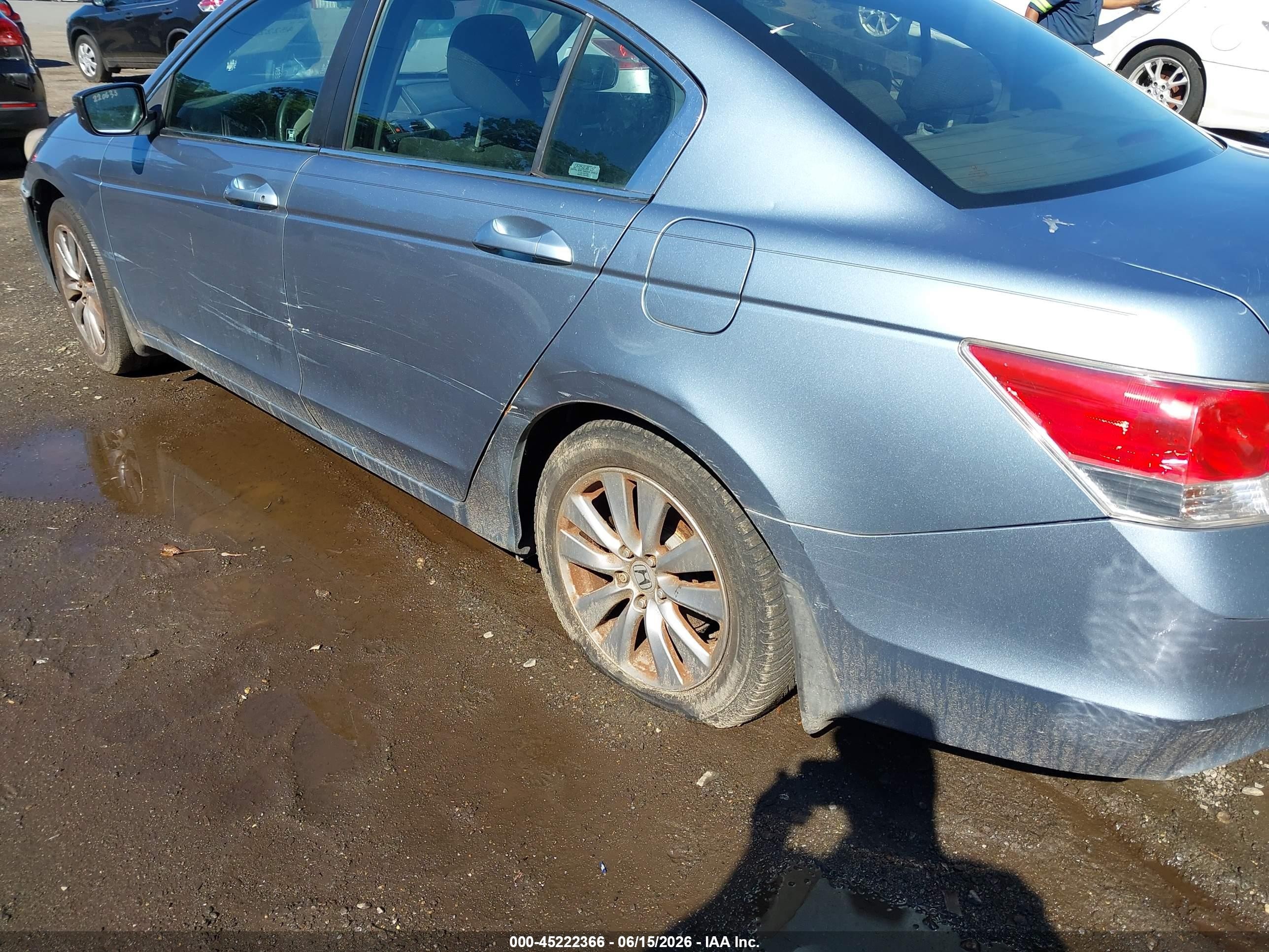 2011 Honda Accord 2.4 Ex Синий vin: 1HGCP2F74BA120441