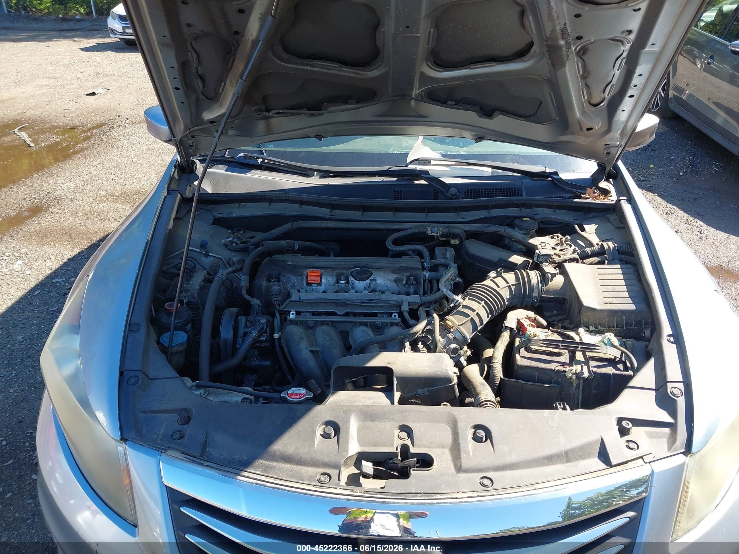 2011 Honda Accord 2.4 Ex Синий vin: 1HGCP2F74BA120441