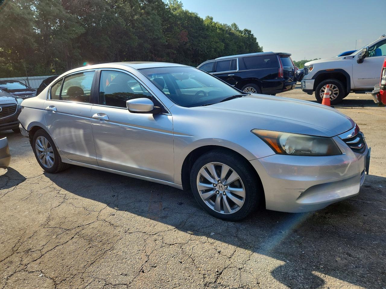 2011 Honda Accord Ex Silver vin: 1HGCP2F74BA122903