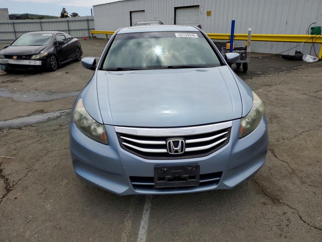 2012 Honda Accord Ex Blue vin: 1HGCP2F74CA007283