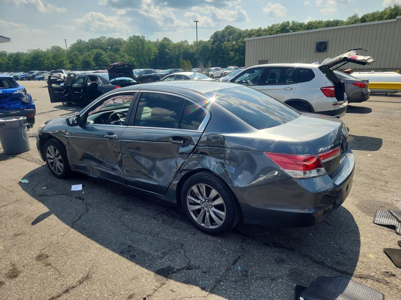 2012 Honda Accord Ex Gray vin: 1HGCP2F74CA053048