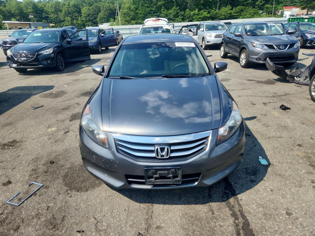 2012 Honda Accord Ex Gray vin: 1HGCP2F74CA053048