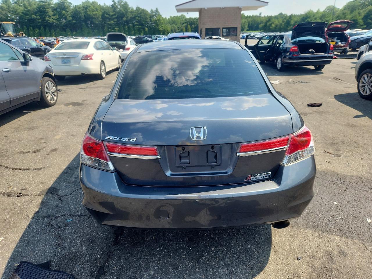 2012 Honda Accord Ex Gray vin: 1HGCP2F74CA053048