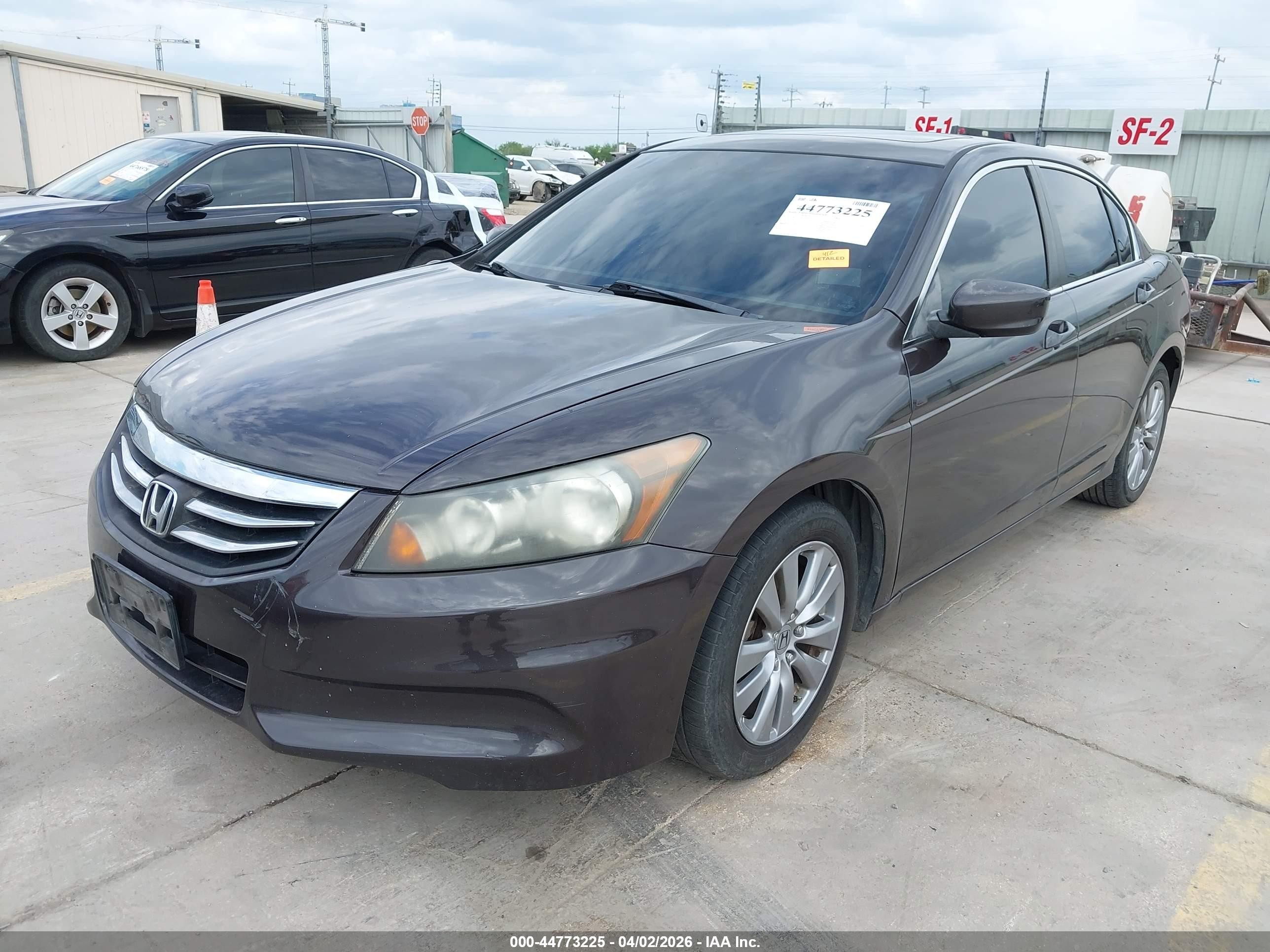 2012 Honda Accord 2.4 Ex Gray vin: 1HGCP2F74CA124944