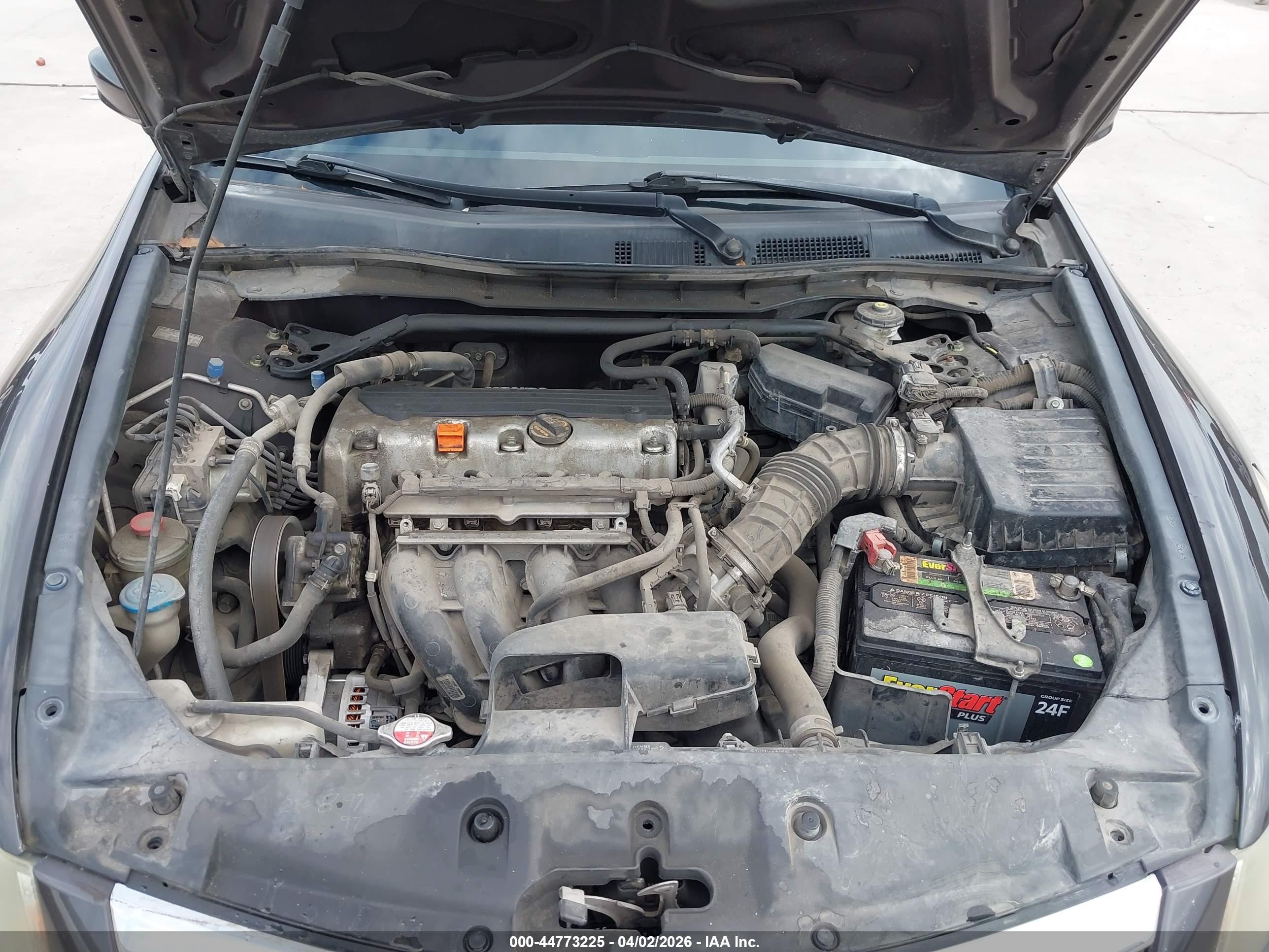 2012 Honda Accord 2.4 Ex Gray vin: 1HGCP2F74CA124944