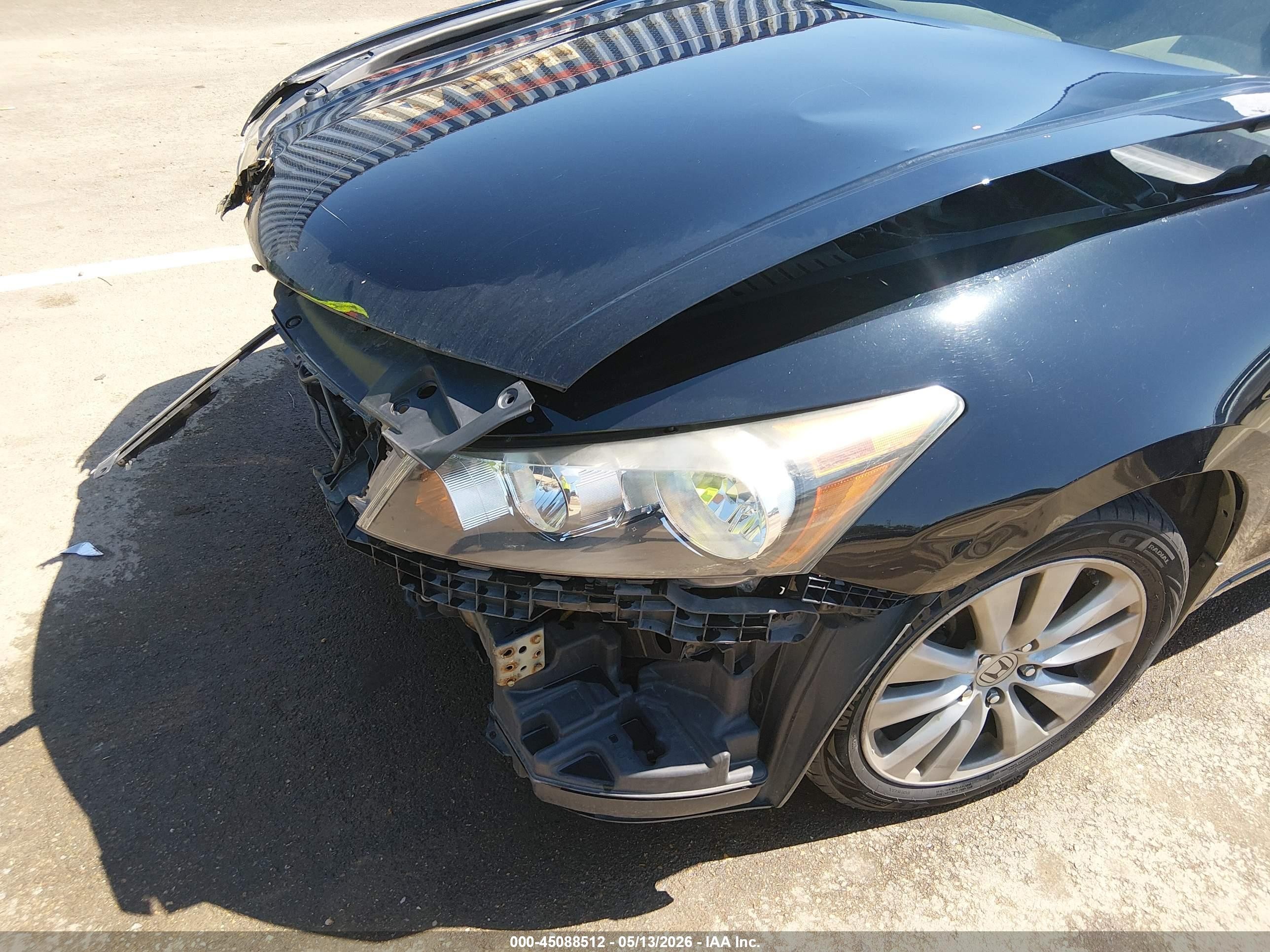 2012 Honda Accord 2.4 Ex Черный vin: 1HGCP2F74CA152341