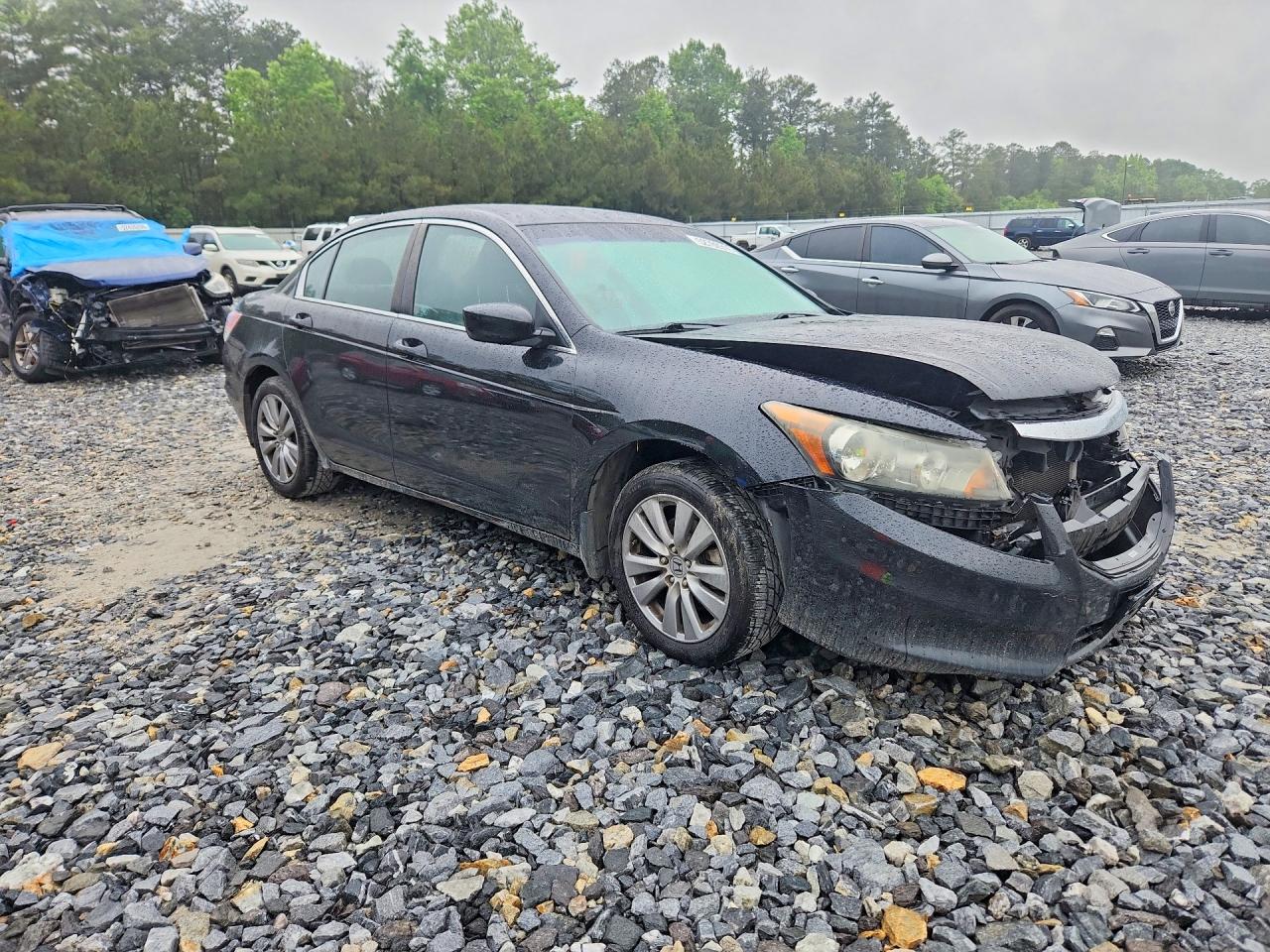2012 Honda Accord Ex Black vin: 1HGCP2F74CA185162