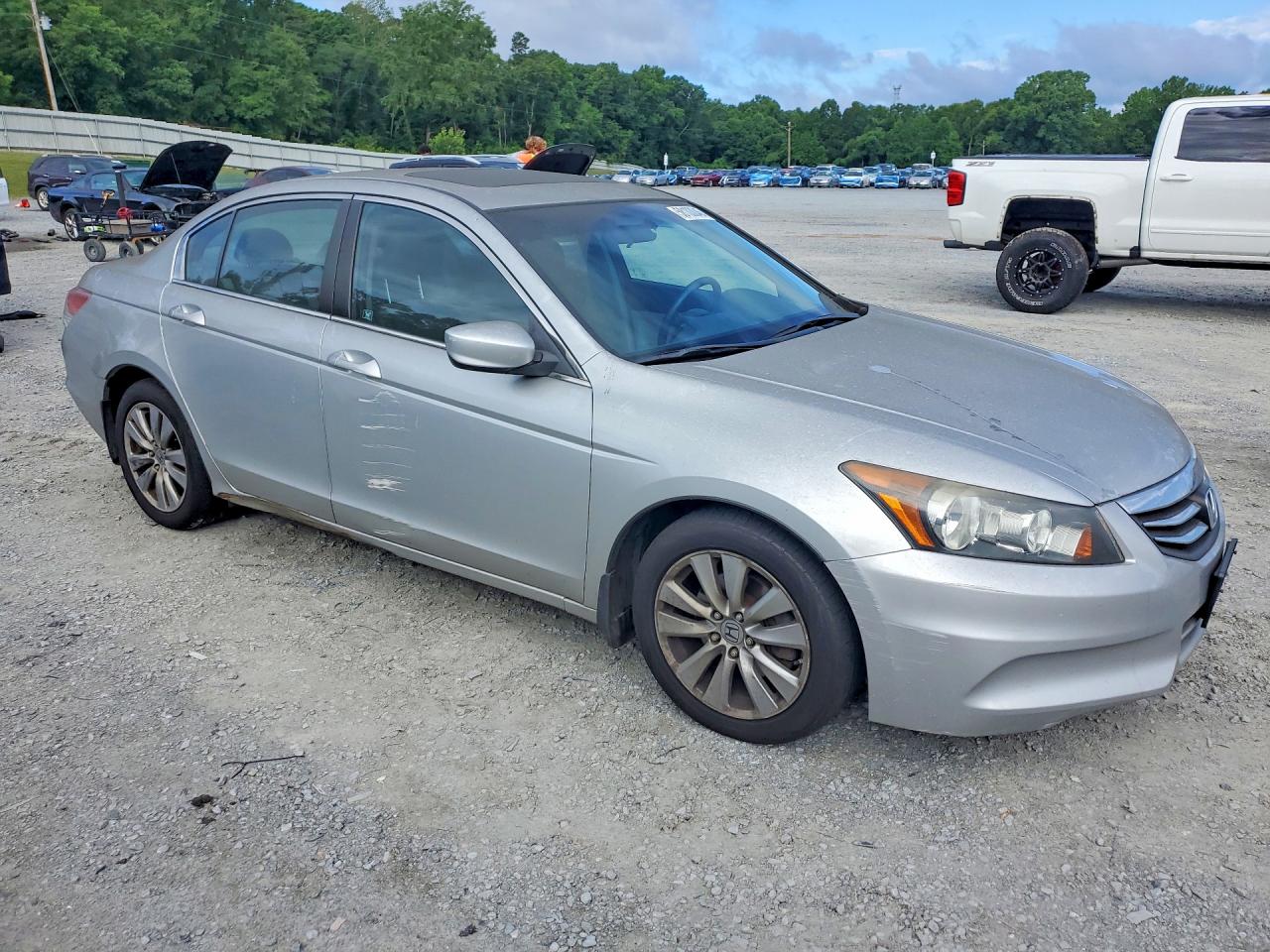 2012 Honda Accord Серебряный vin: 1HGCP2F74CA225093