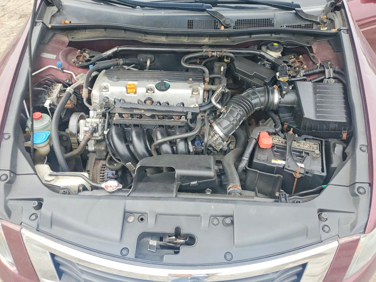 2010 Honda Accord Ex Burgundy vin: 1HGCP2F75AA005779