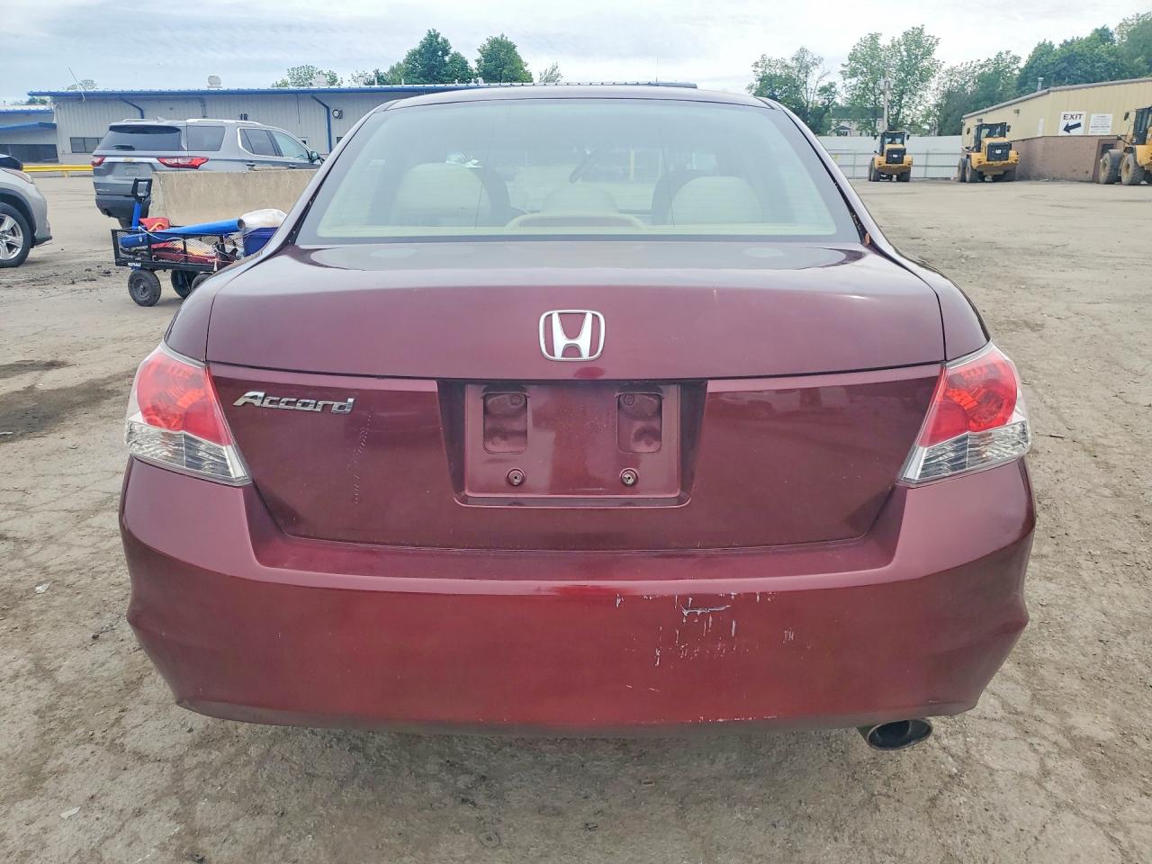 2010 Honda Accord Ex Burgundy vin: 1HGCP2F75AA005779