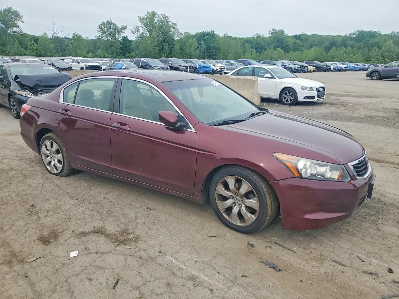 2010 Honda Accord Ex Burgundy vin: 1HGCP2F75AA005779