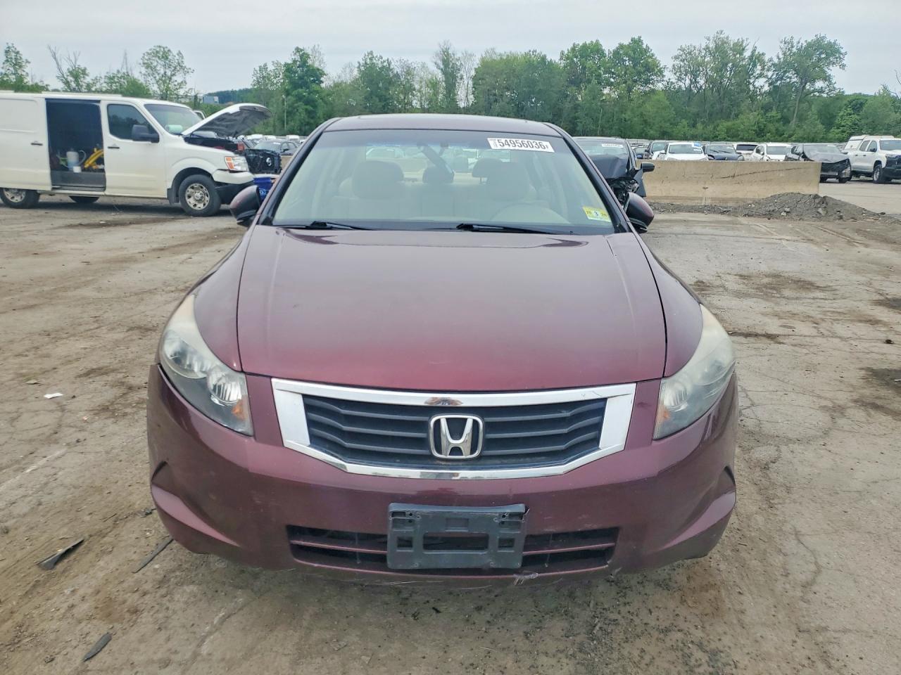 2010 Honda Accord Ex Burgundy vin: 1HGCP2F75AA005779