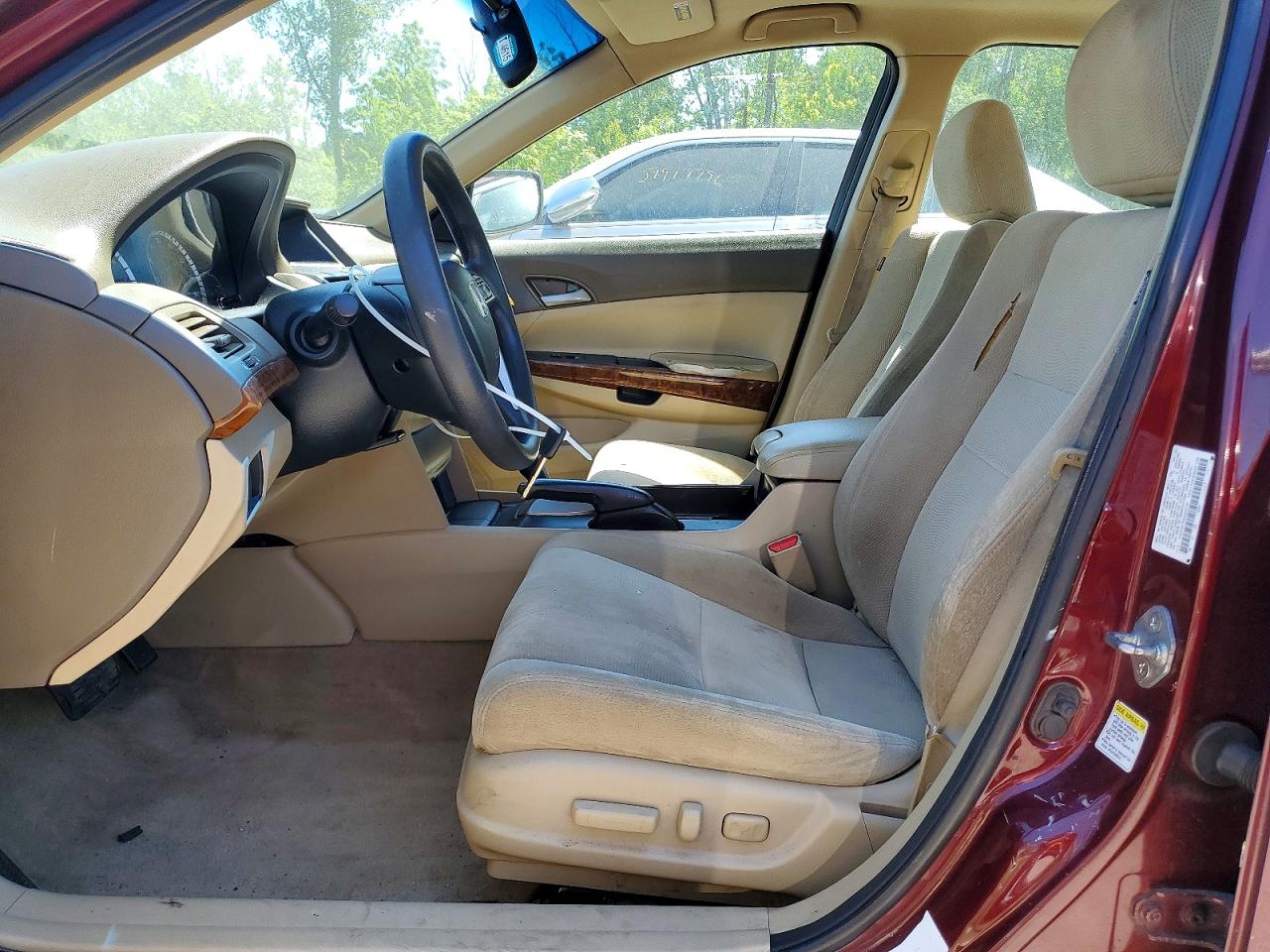 2010 Honda Accord Ex Burgundy vin: 1HGCP2F75AA005779