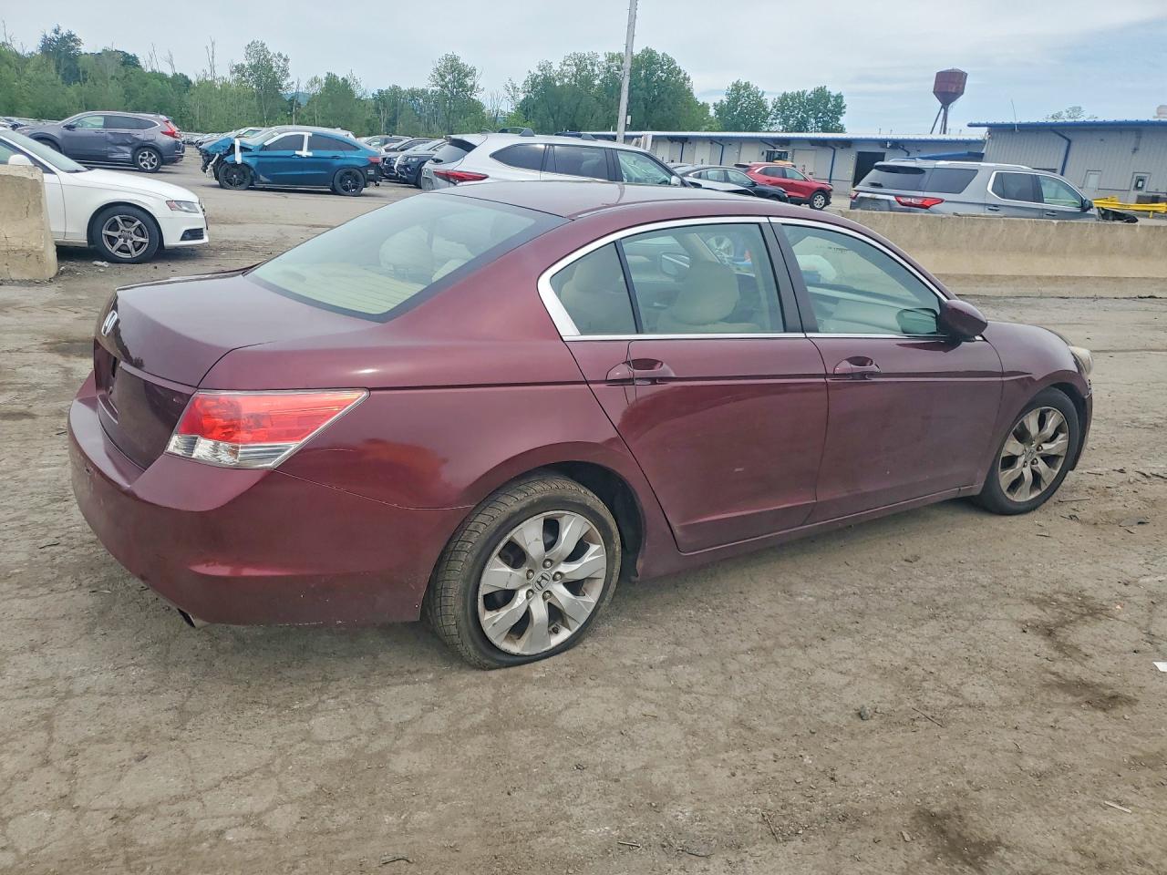 2010 Honda Accord Ex Burgundy vin: 1HGCP2F75AA005779