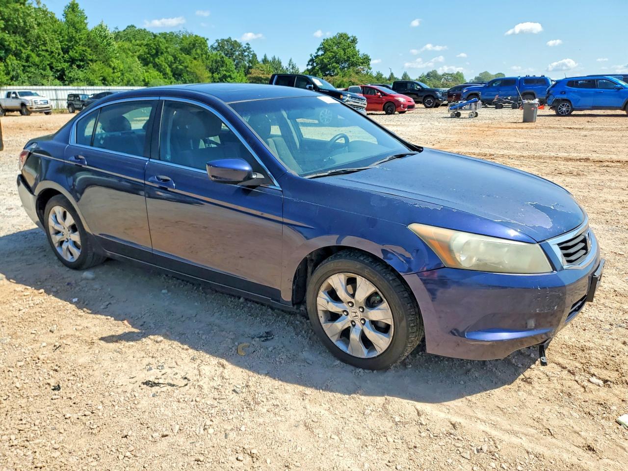 2010 Honda Accord Ex Blue vin: 1HGCP2F75AA040001
