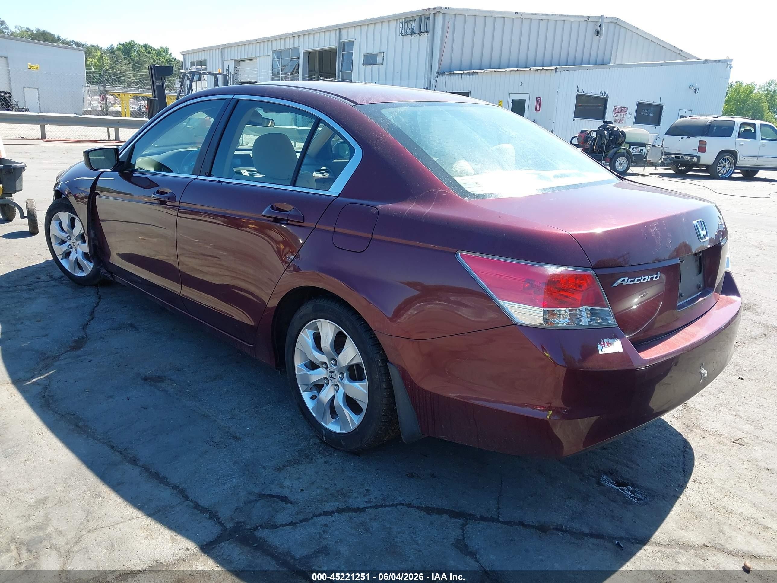 2010 Honda Accord 2.4 Ex Burgundy vin: 1HGCP2F75AA091627