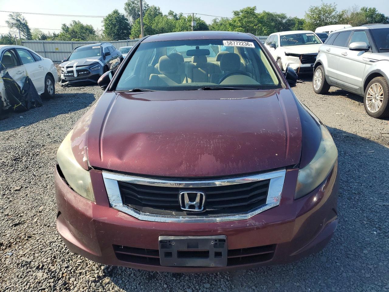 2010 Honda Accord Ex Темно-бордовый vin: 1HGCP2F75AA100908